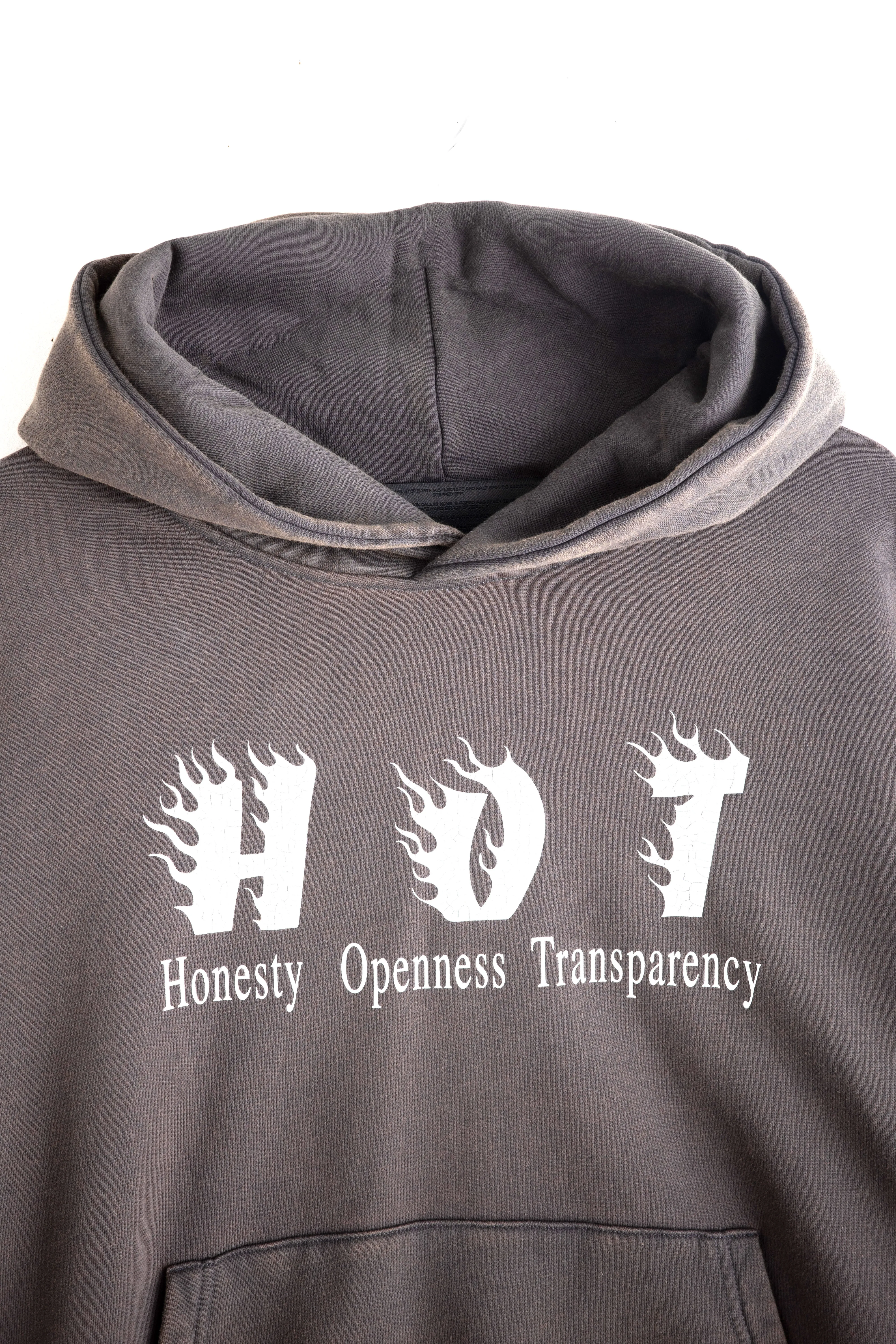 HONESTY OPENNESS TRANSPARENCY HOODIE sold by Junglesjungles product image thumbnail 3