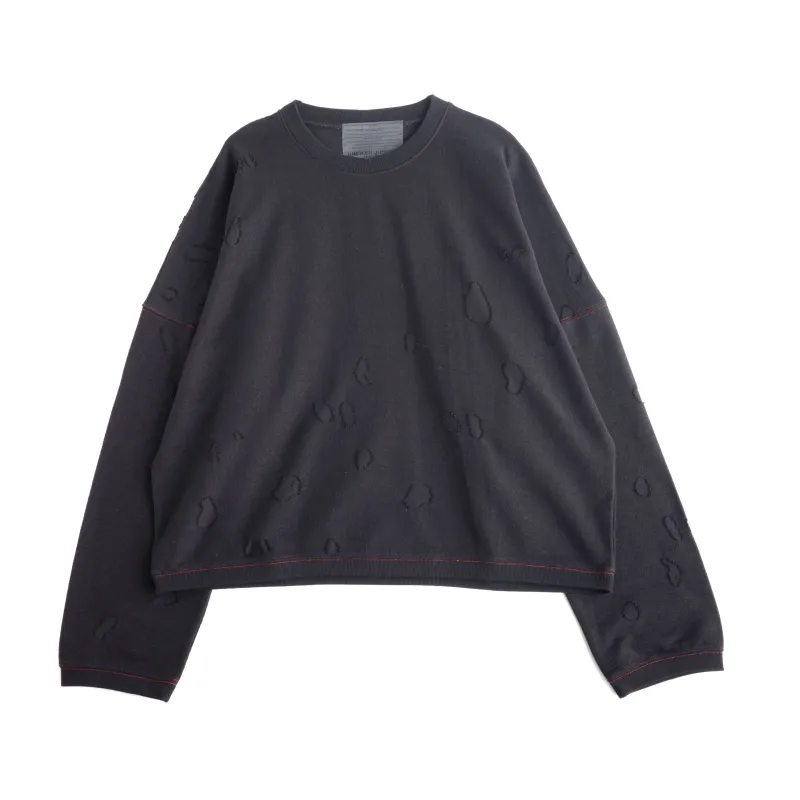 Distressed Terry Crewneck sold by Junglesjungles