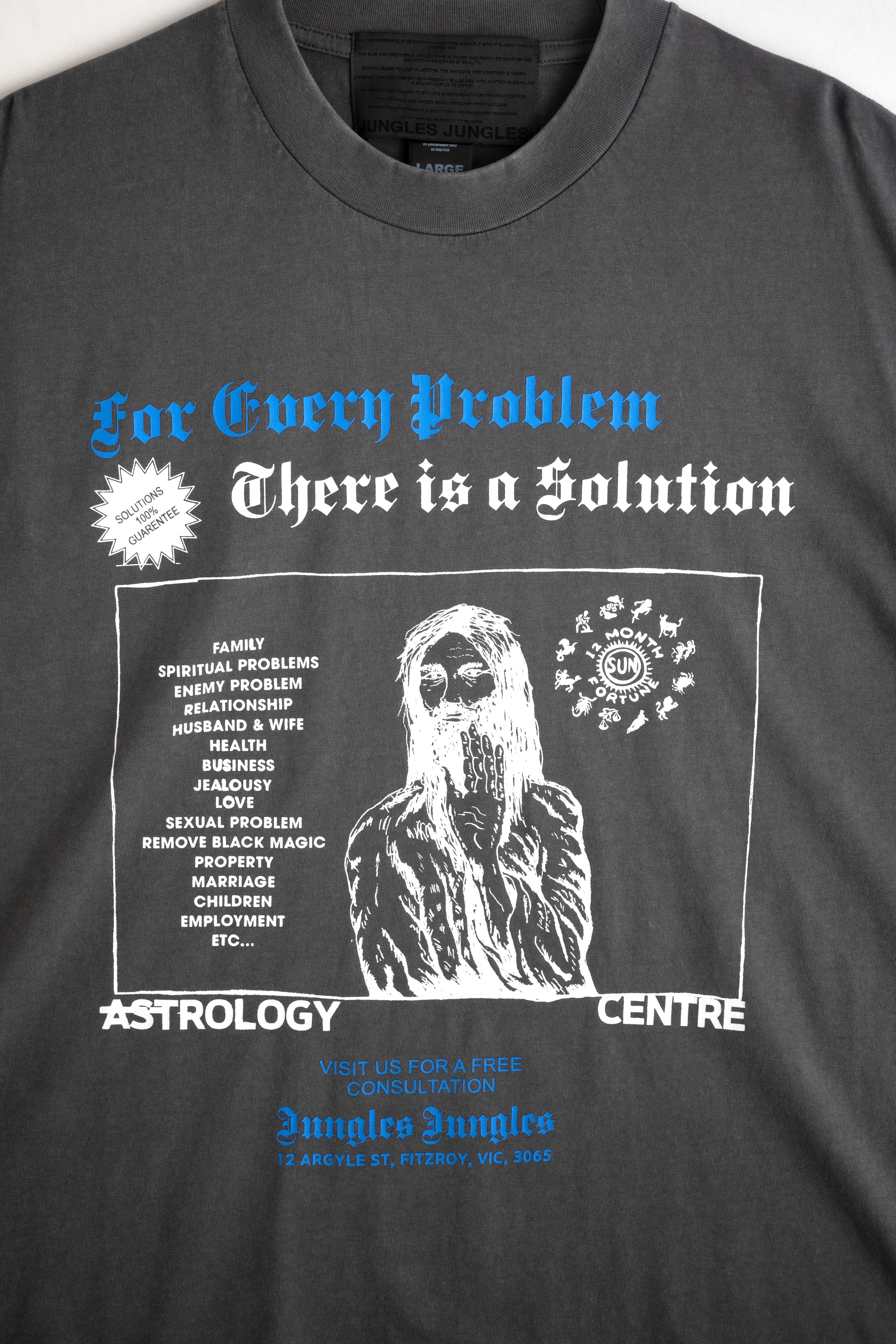 FOR EVERY PROBLEM TEE sold by Junglesjungles product image thumbnail 2
