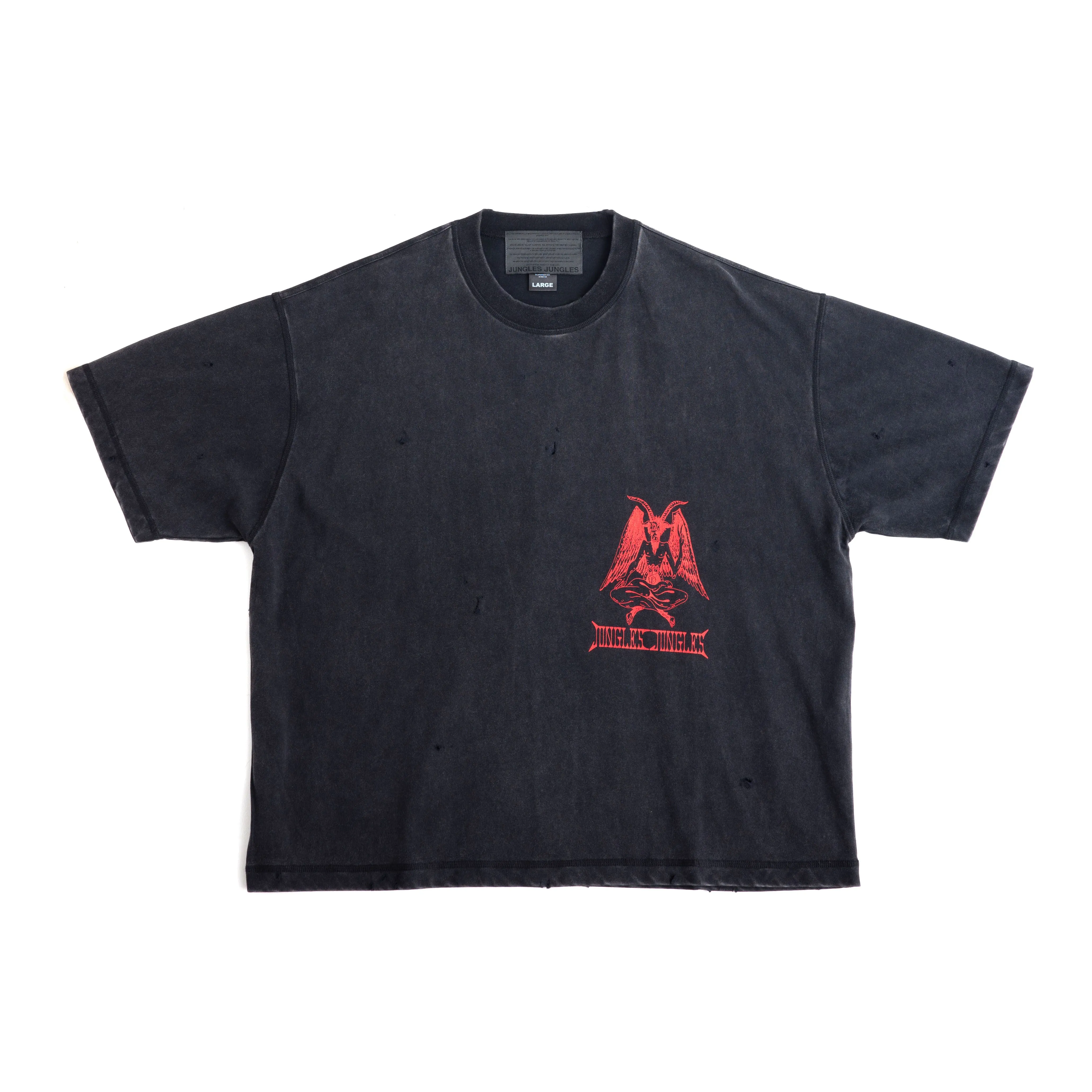 DEVIL DISTRESSED TEE sold by Junglesjungles product image thumbnail 2