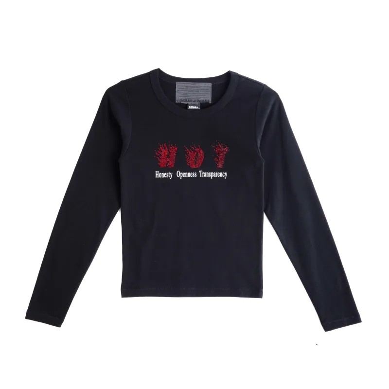 HOT FITTED LONG SLEEVE TEE sold by Junglesjungles