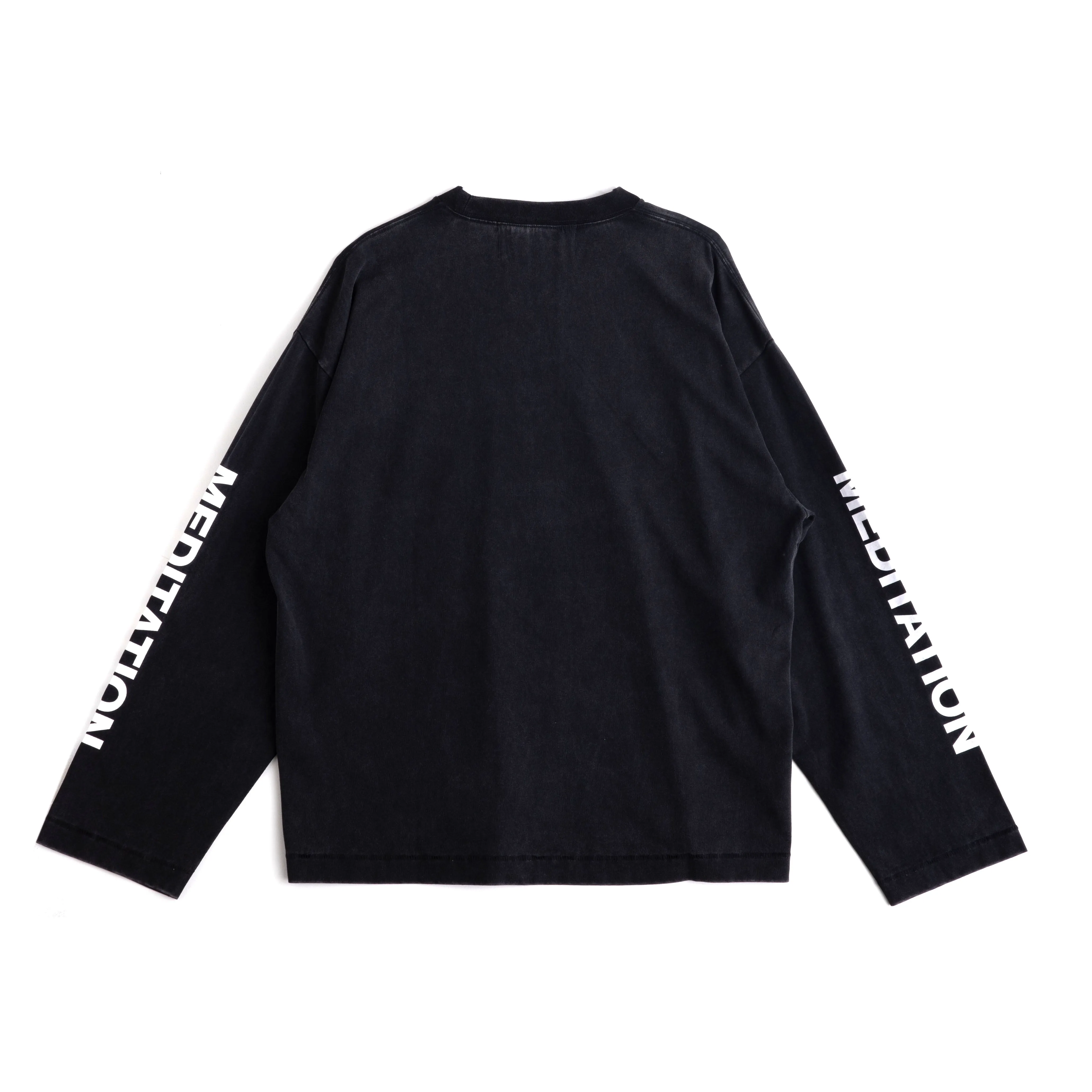 MEDITATION LONG SLEEVE TEE sold by Junglesjungles product image thumbnail 2