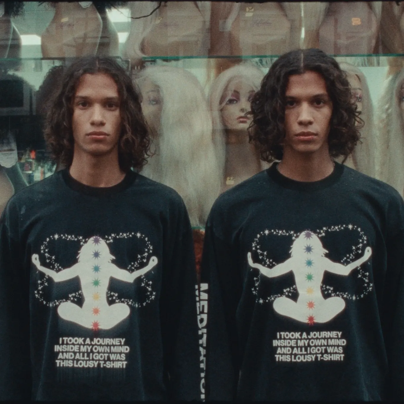 MEDITATION LONG SLEEVE TEE sold by Junglesjungles product image thumbnail 3