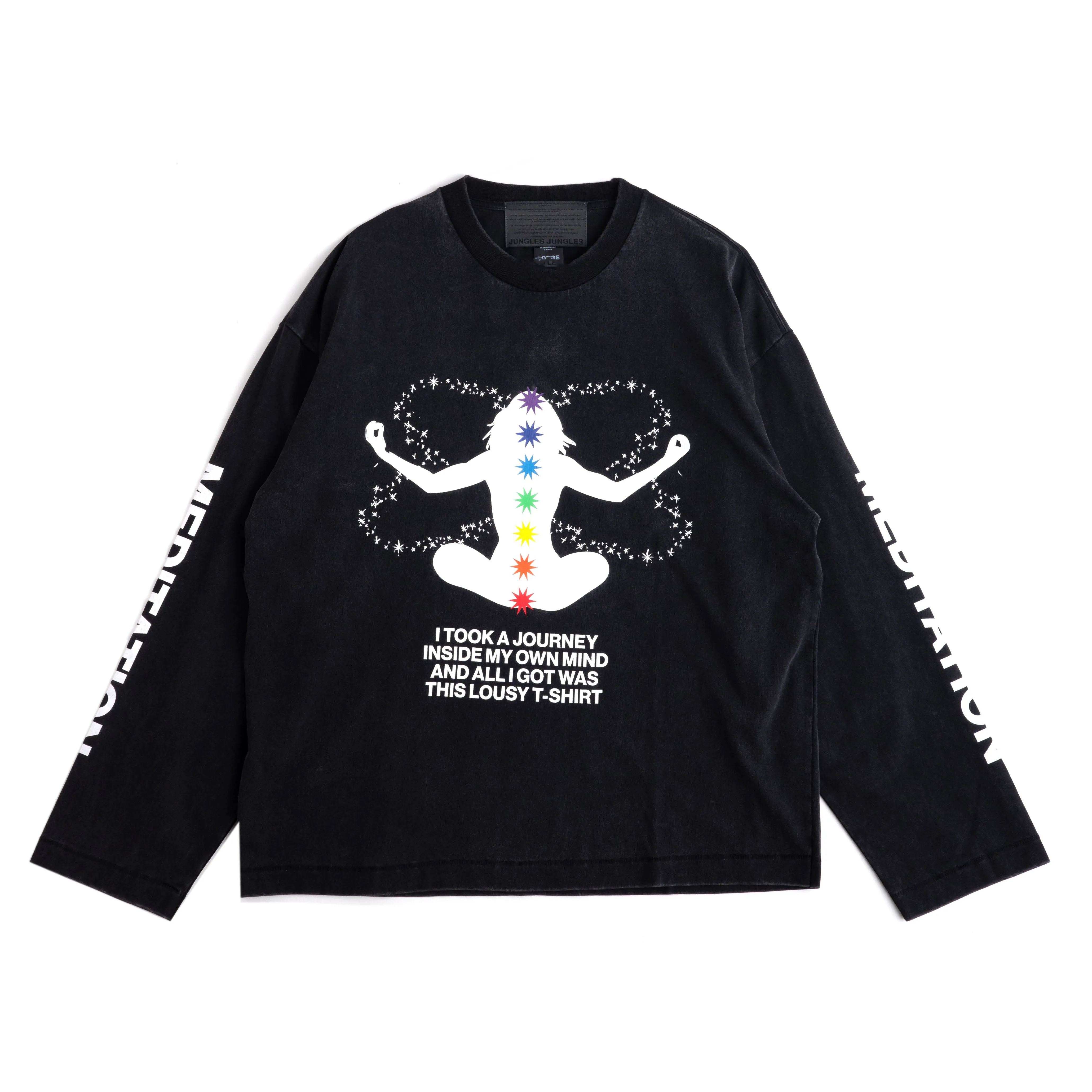 MEDITATION LONG SLEEVE TEE sold by Junglesjungles