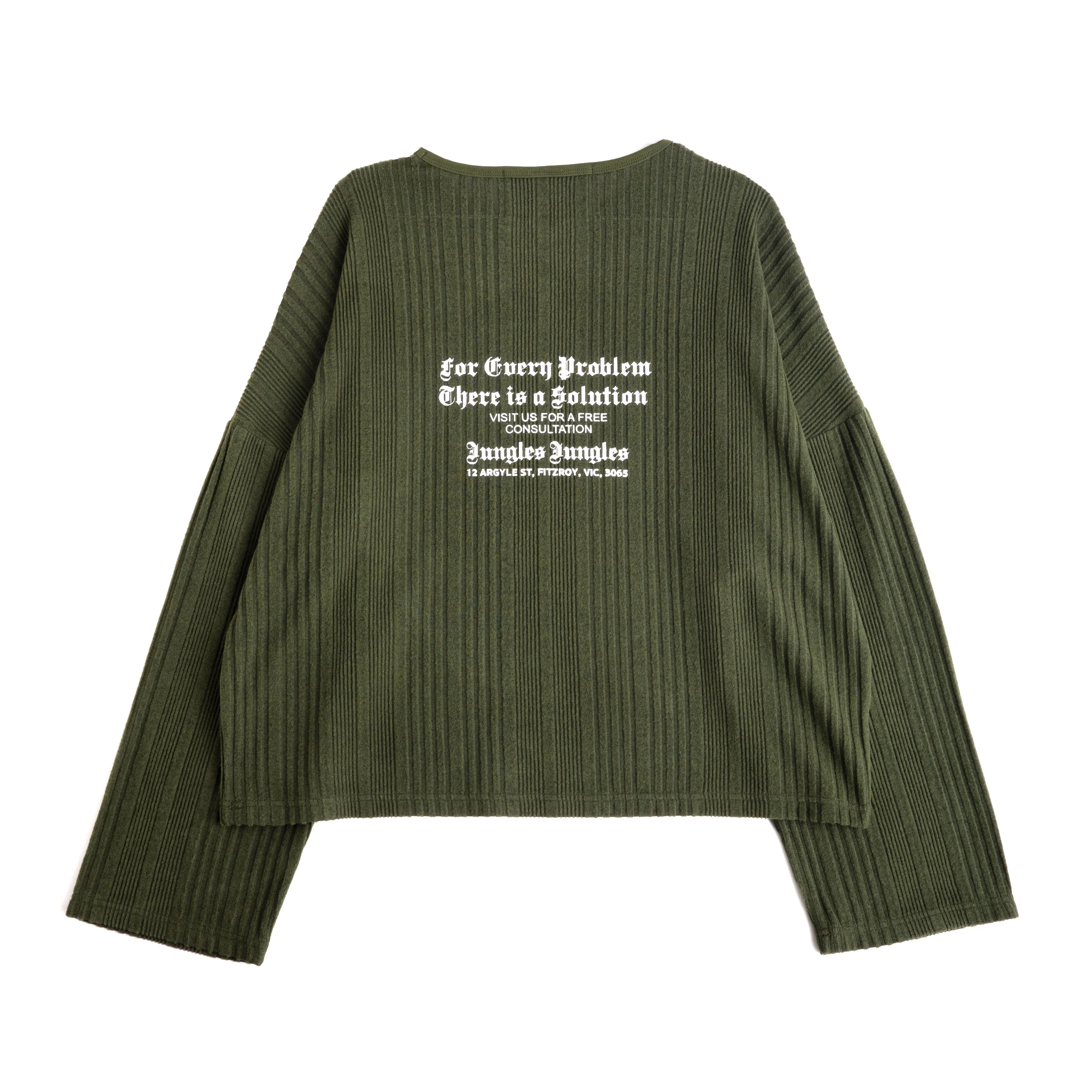 SOLUTIONS LONG SLEEVE KNIT sold by Junglesjungles product image thumbnail 3