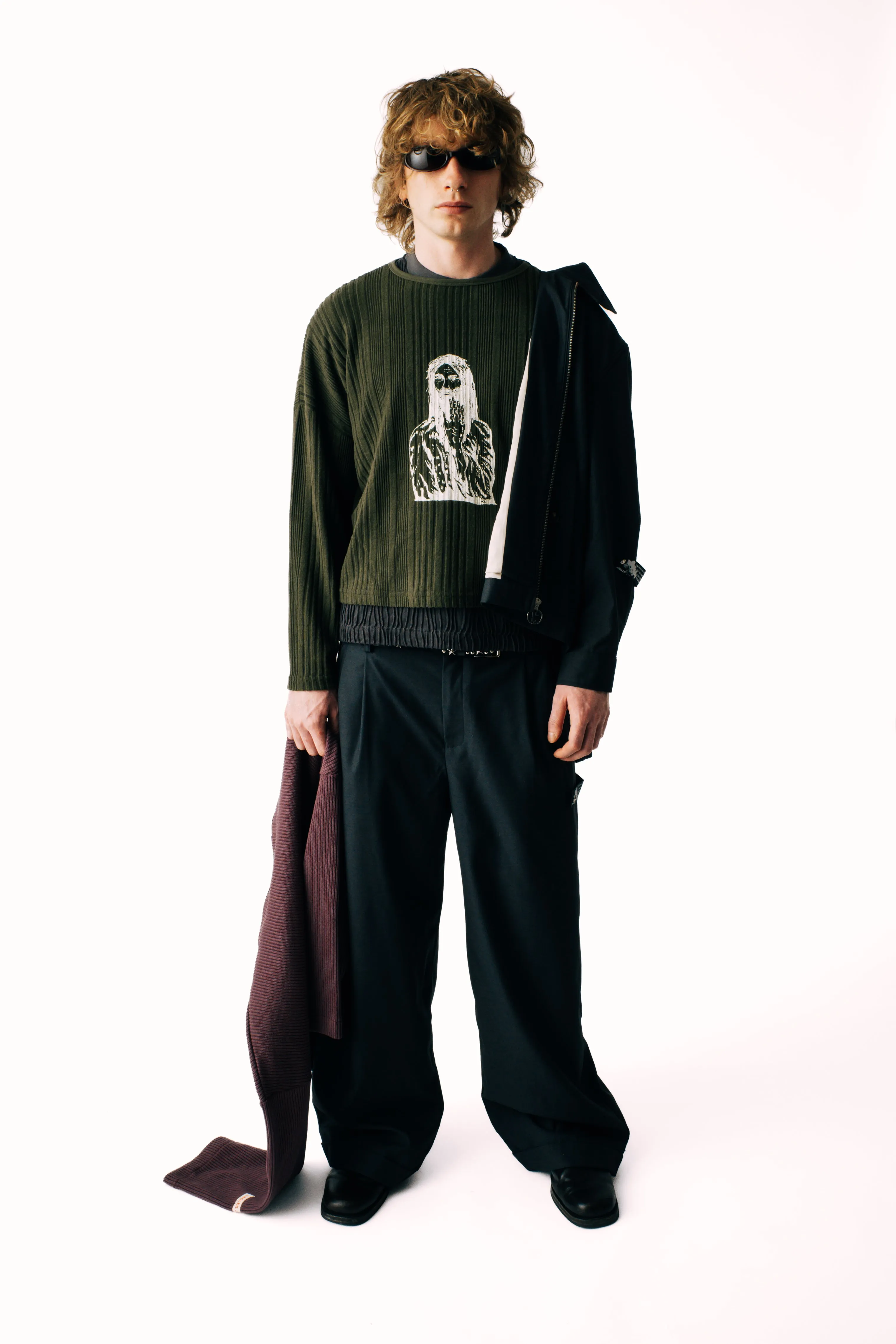 SOLUTIONS LONG SLEEVE KNIT sold by Junglesjungles product image thumbnail 2