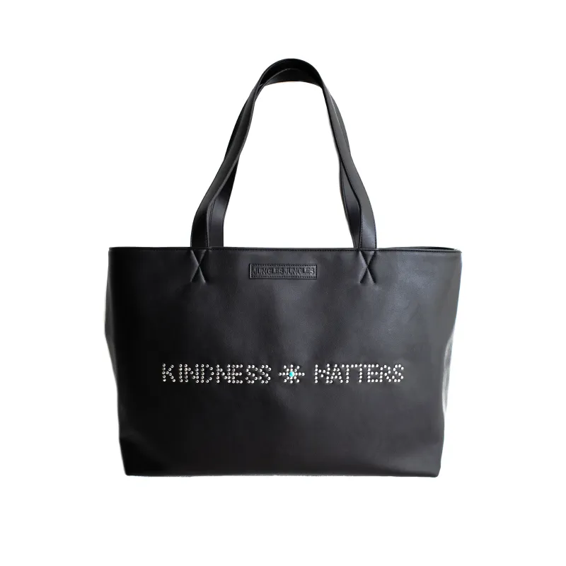 KINDNESS MATTERS LEATHER BAG sold by Junglesjungles