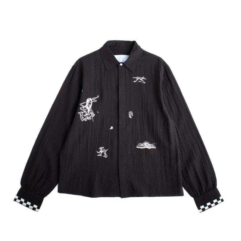 LIVE YOUR LIFE WITH EASE BUTTON UP sold by Junglesjungles