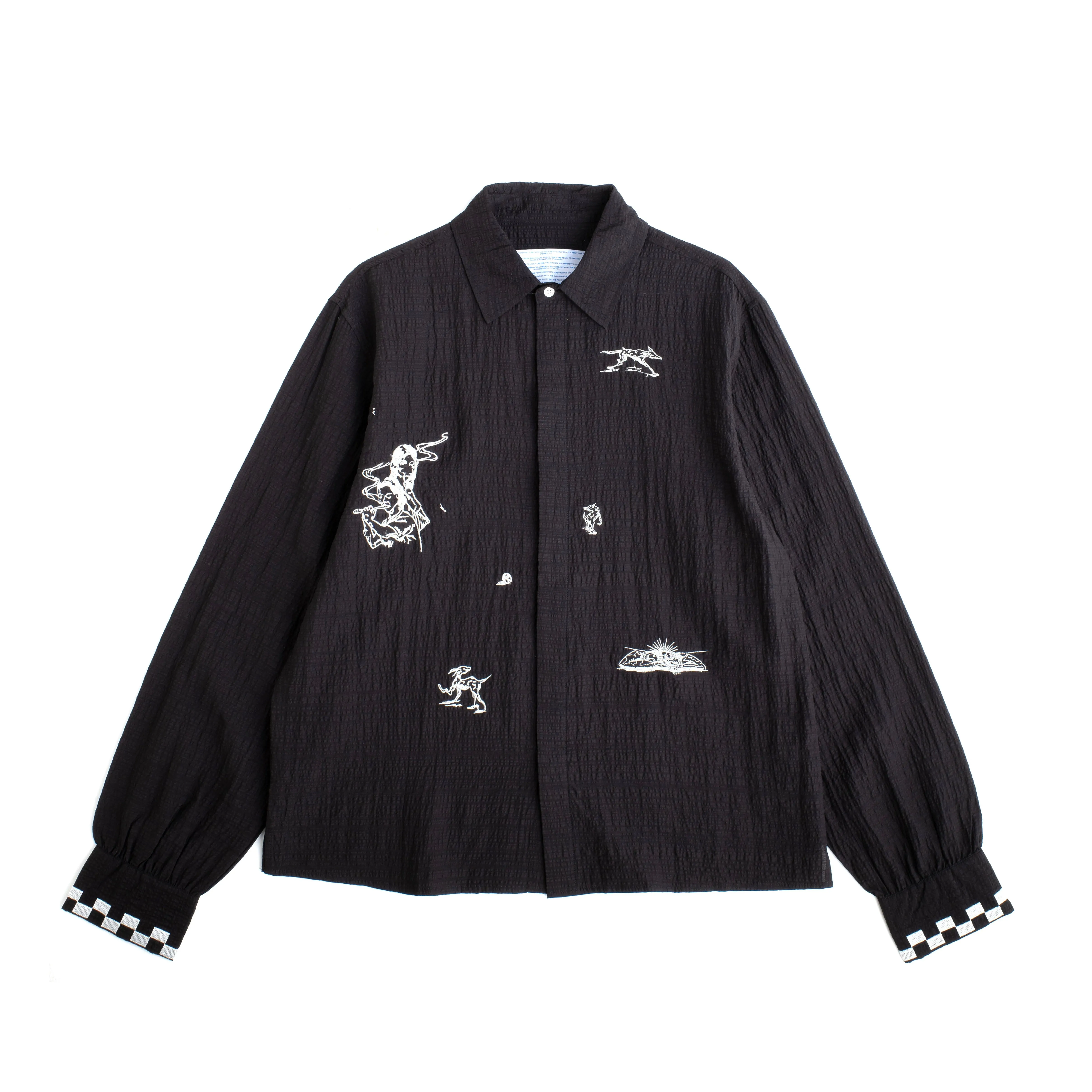 LIVE YOUR LIFE WITH EASE BUTTON UP sold by Junglesjungles