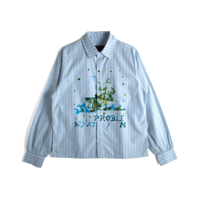 WHAT PROBLEM? BUTTON UP made by Junglesjungles