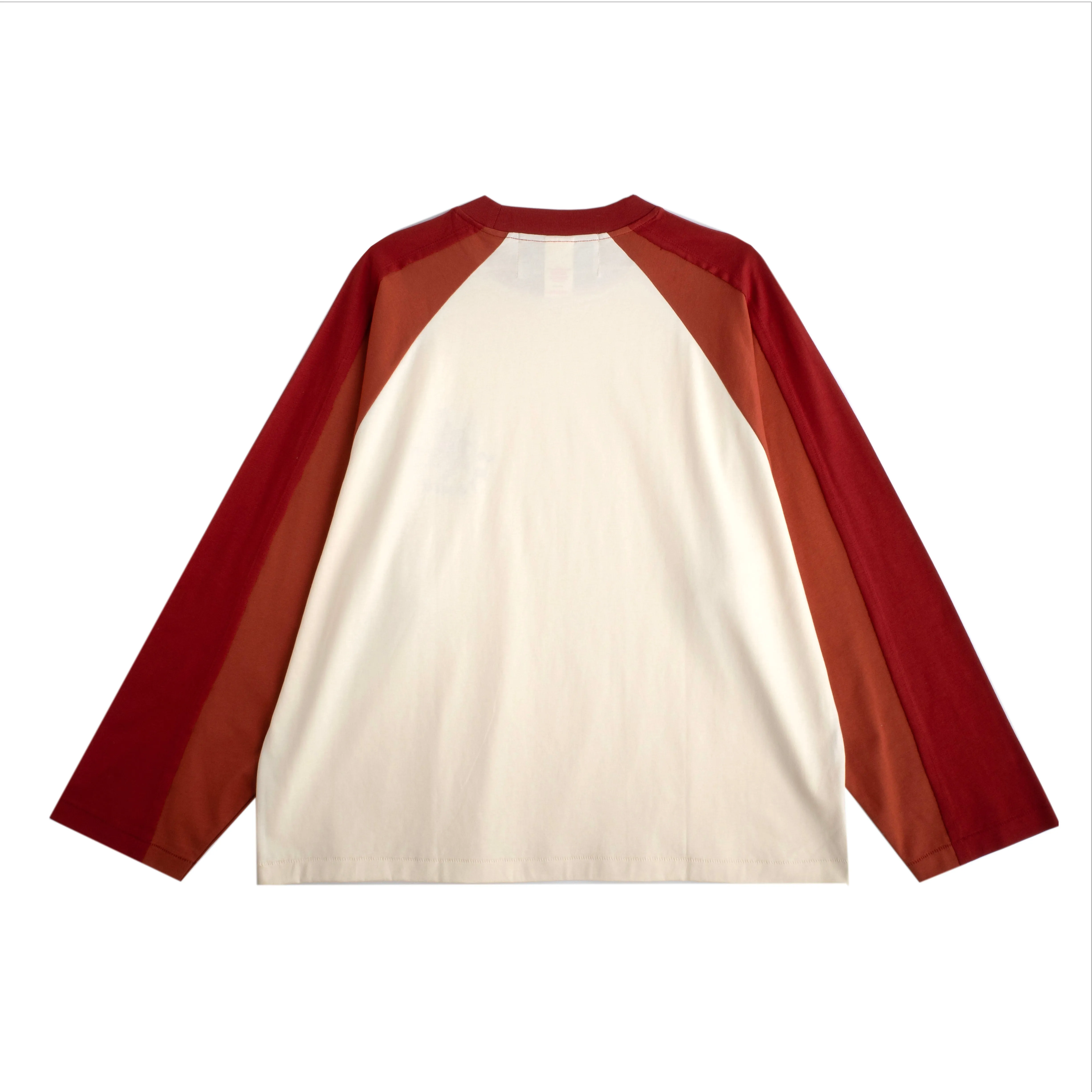 DOUBLE LAYER RAGLAN TEE- RUST sold by Junglesjungles product image thumbnail 2