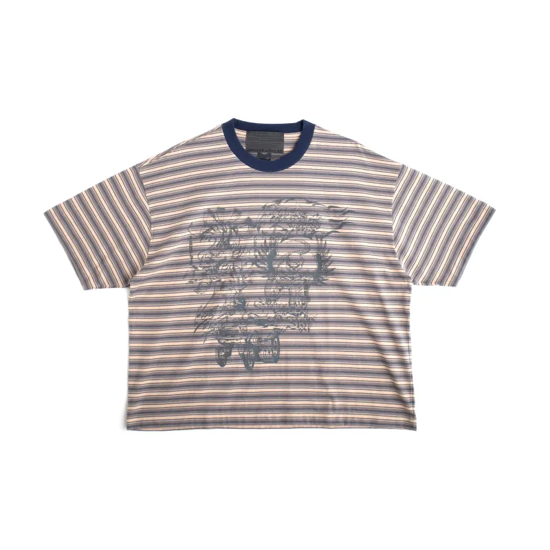 LOUD NOISES STRIPE TEE sold by Junglesjungles