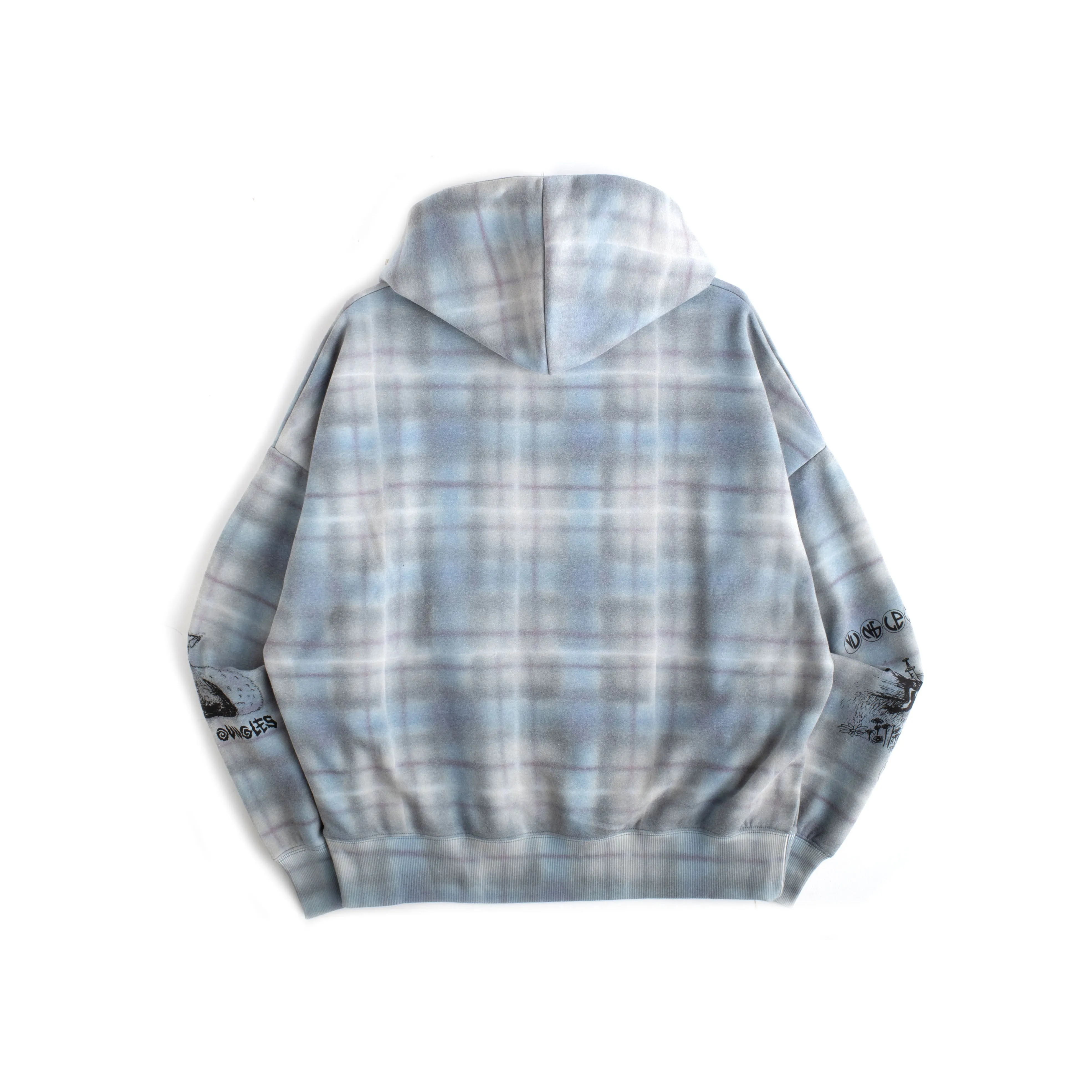 ALREADY IN HEAVEN PLAID HOODIE sold by Junglesjungles product image thumbnail 2