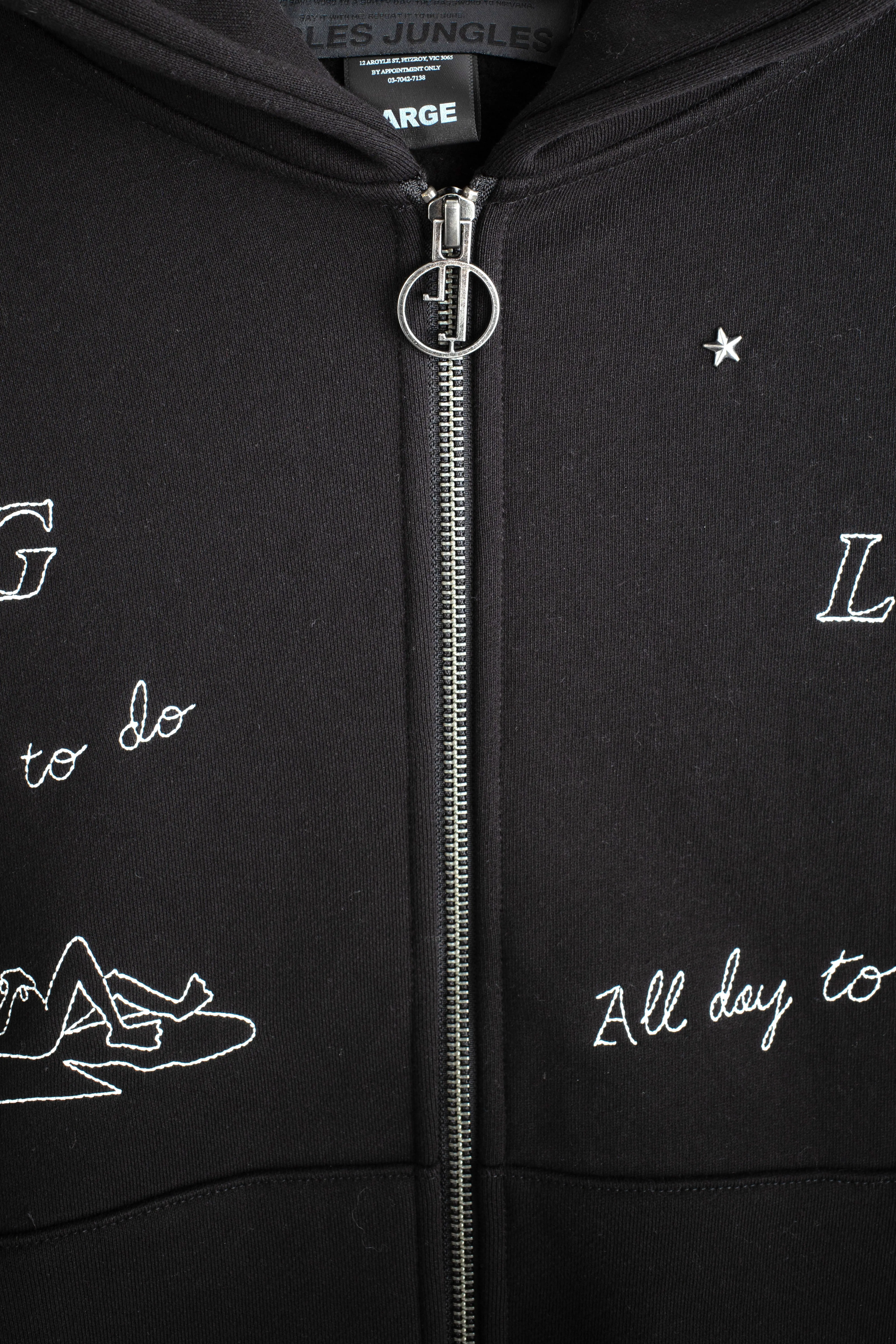 FUCK ALL ZIP HOODIE sold by Junglesjungles product image thumbnail 5