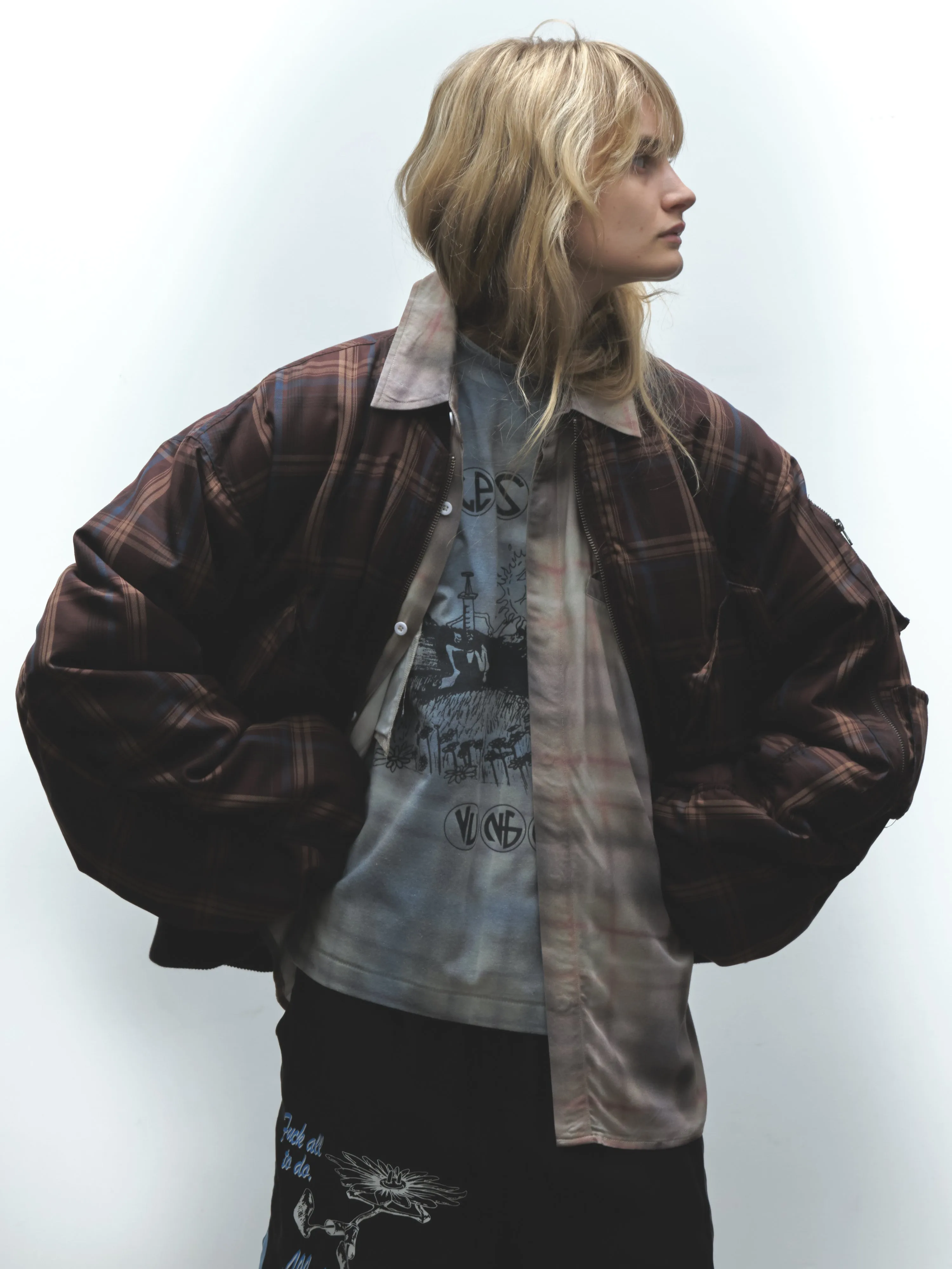 ALREADY IN HEAVEN BOMBER *REVERSIBLE* sold by Junglesjungles product image thumbnail 2