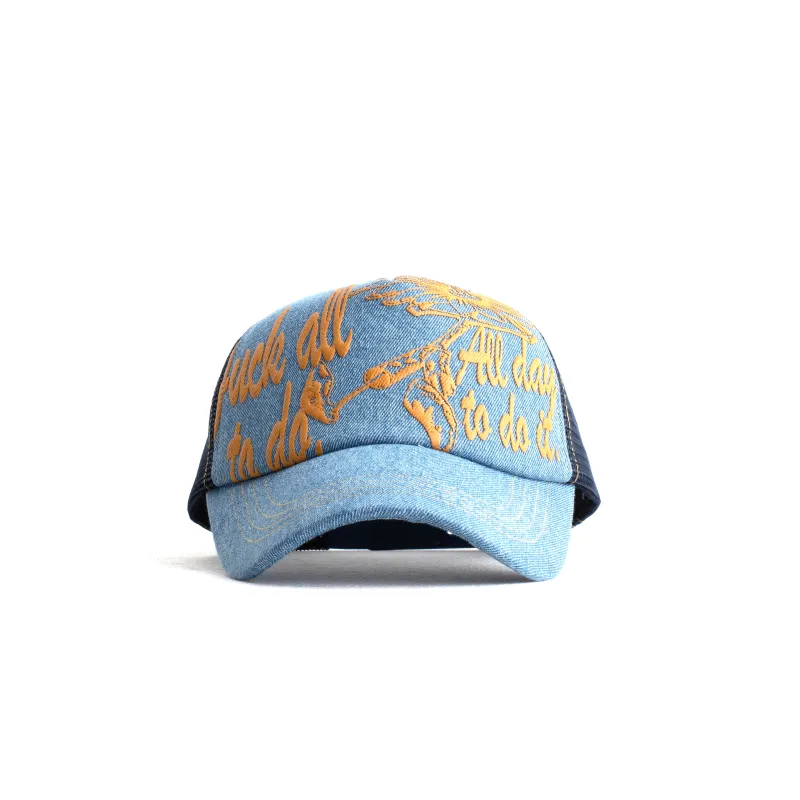 FUCK ALL TO DO TRUCKER CAP made by Junglesjungles