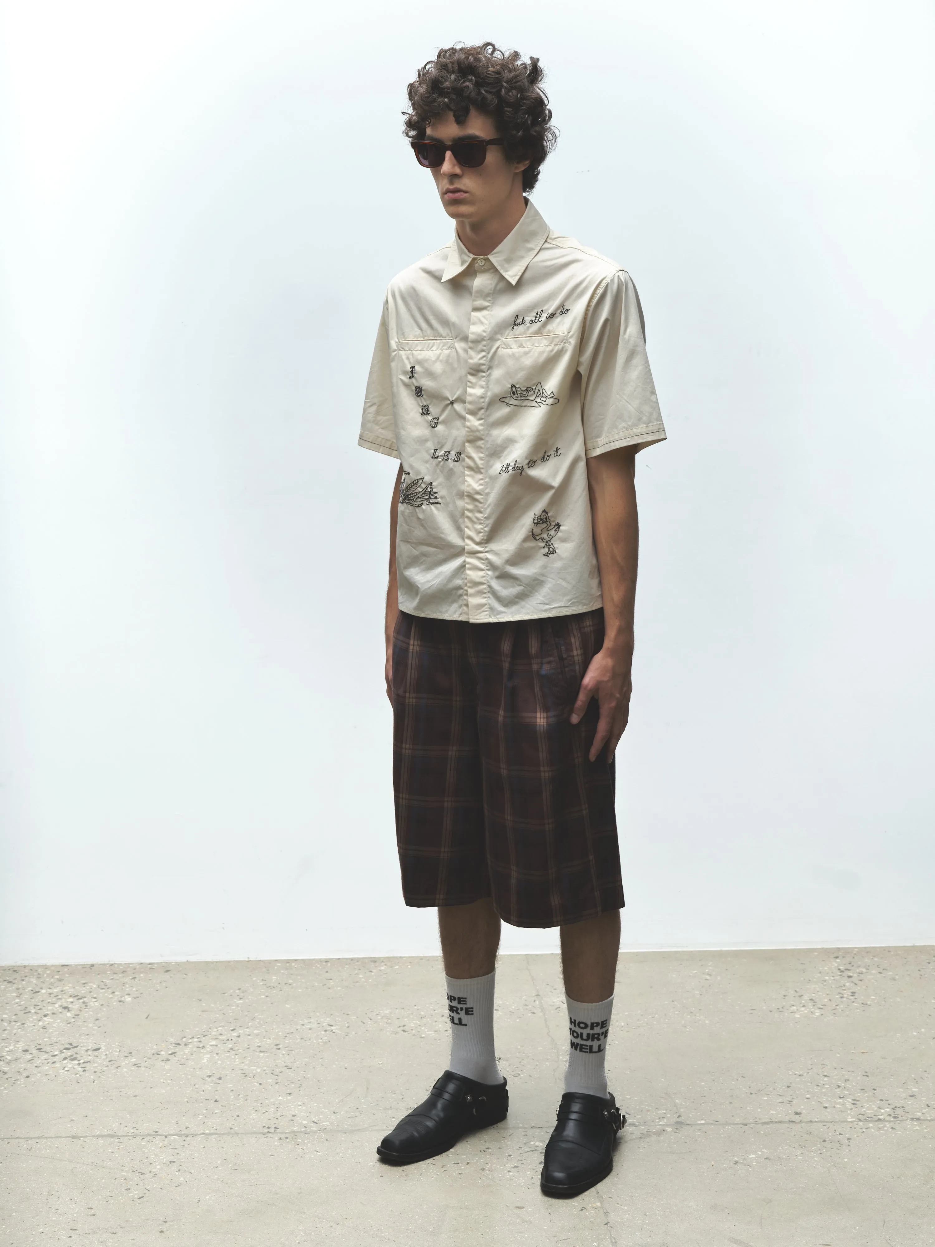 FUCK ALL TO DO BUTTON UP sold by Junglesjungles product image thumbnail 3