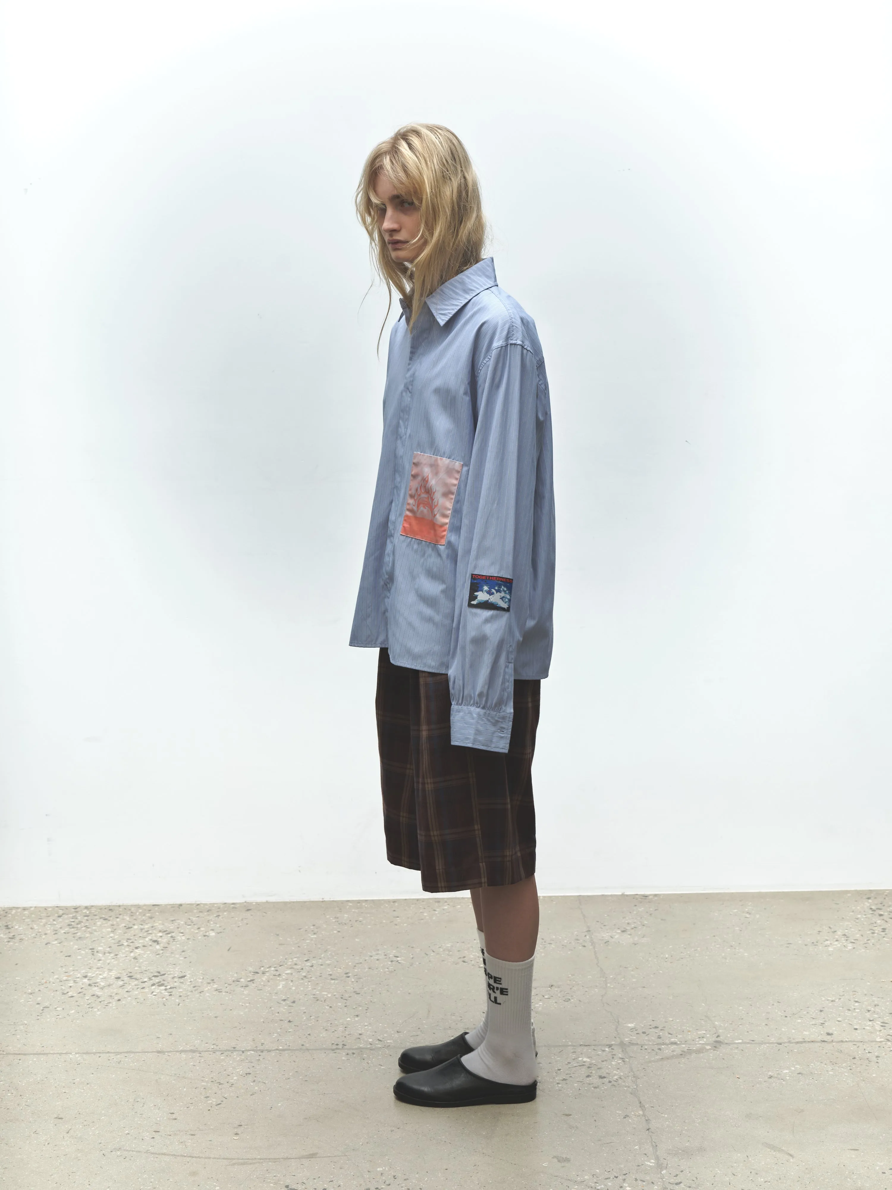 FLAMING DOLPHIN BUSINESS SHIRT sold by Junglesjungles product image thumbnail 3