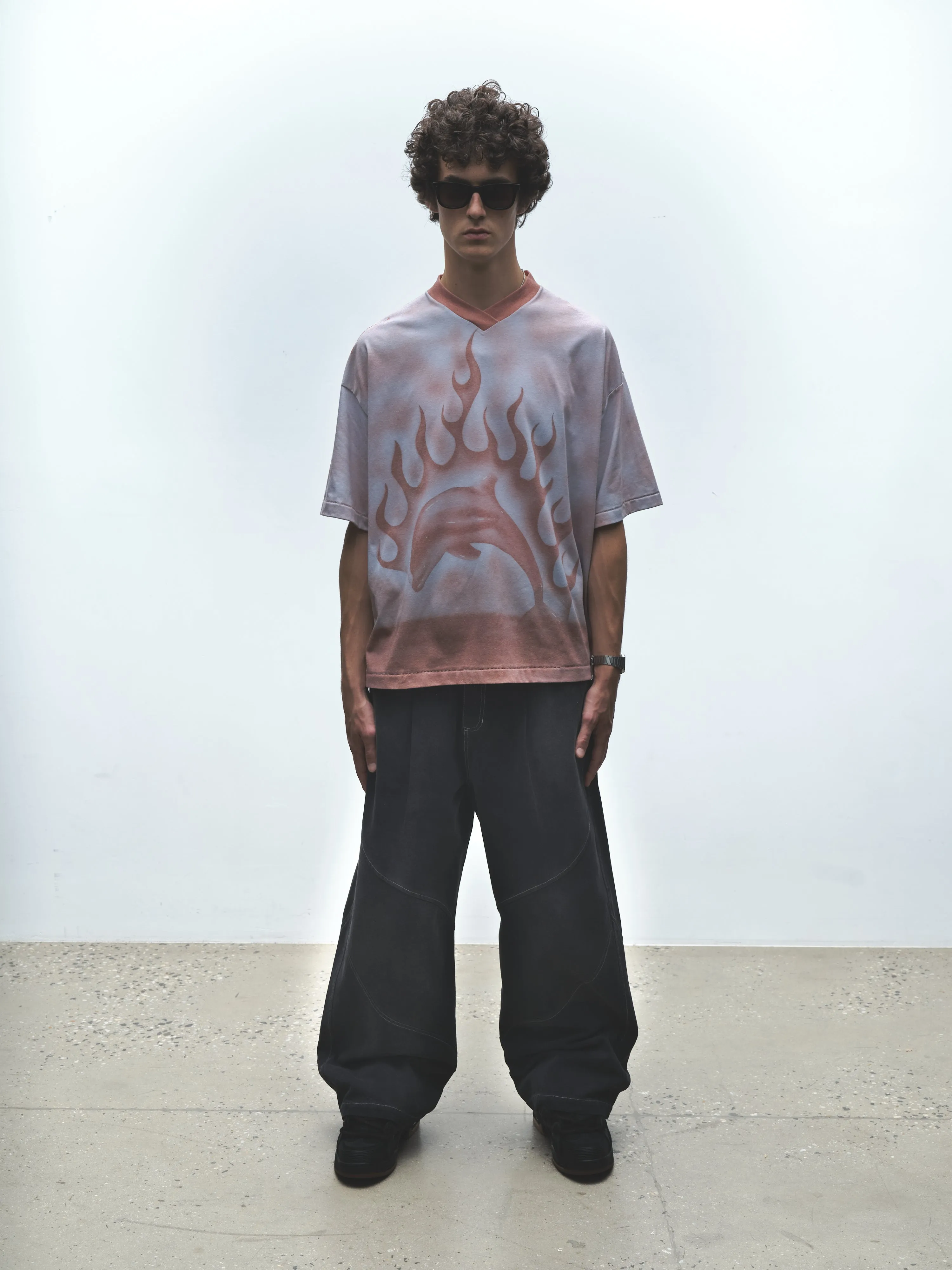 FLAMING DOLPHIN JERSEY sold by Junglesjungles product image thumbnail 3