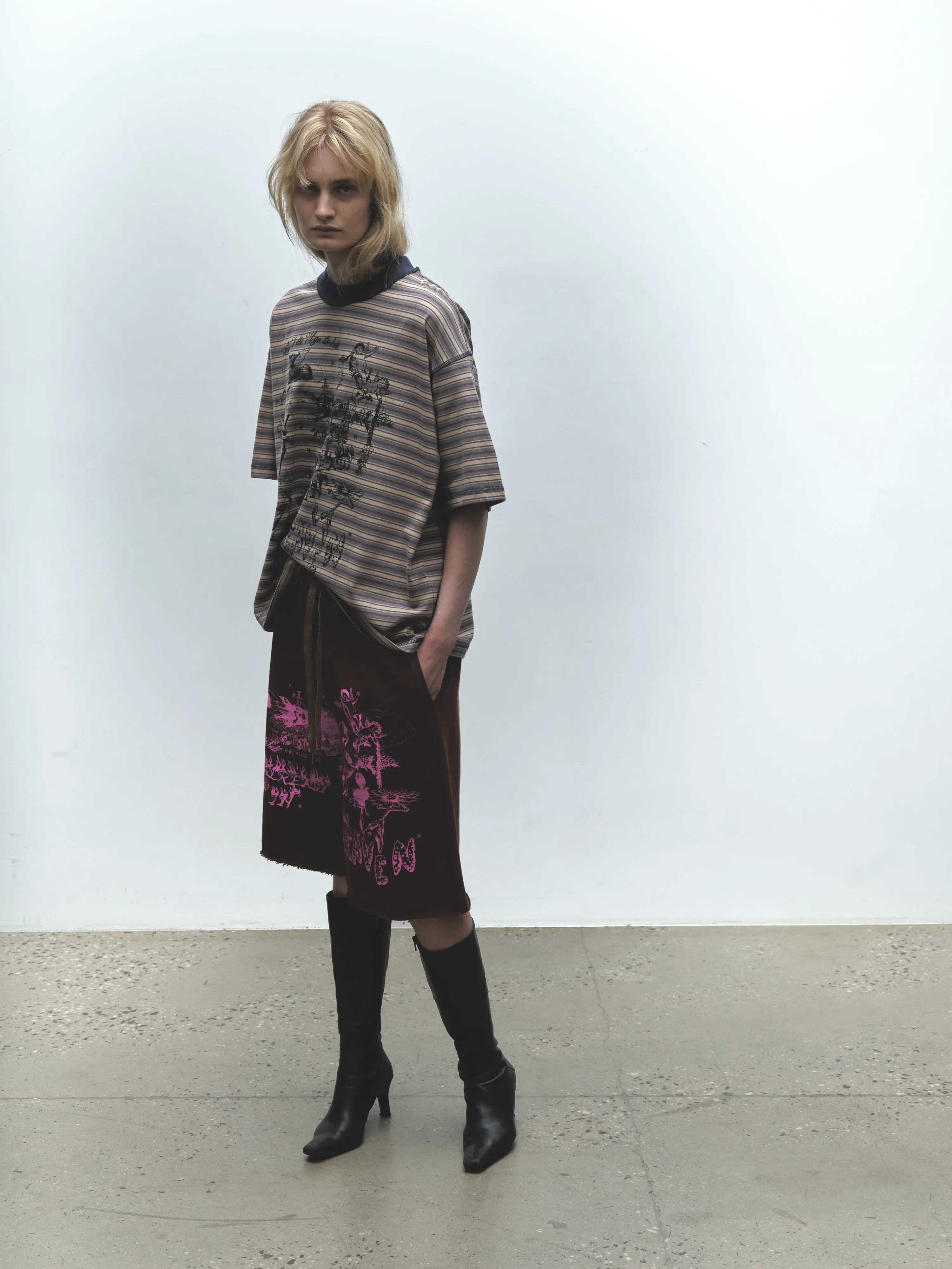 ALREADY IN HEAVEN STRIPED TEE sold by Junglesjungles product image thumbnail 3