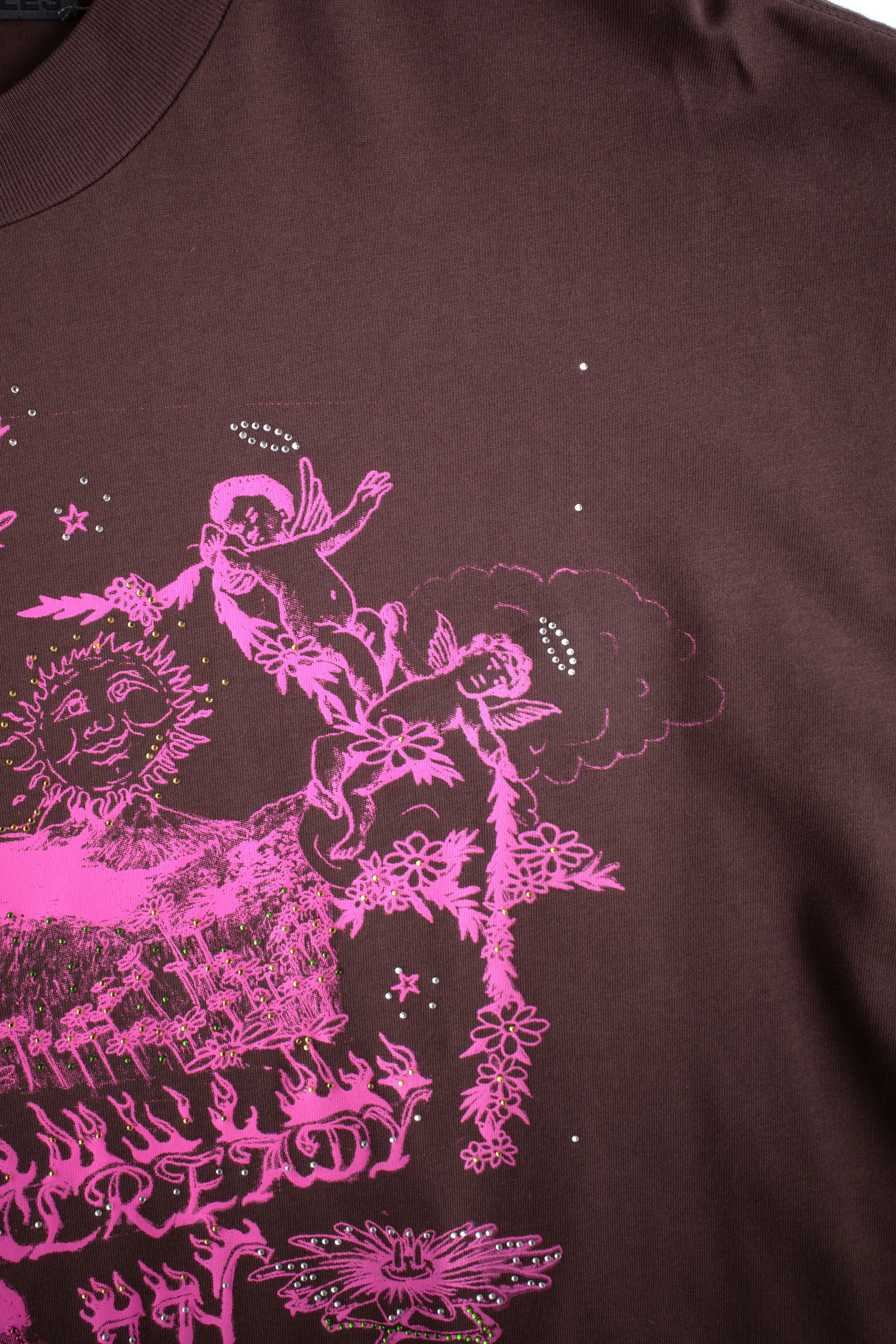 ALREADY IN HEAVEN TEE BROWN sold by Junglesjungles product image thumbnail 4