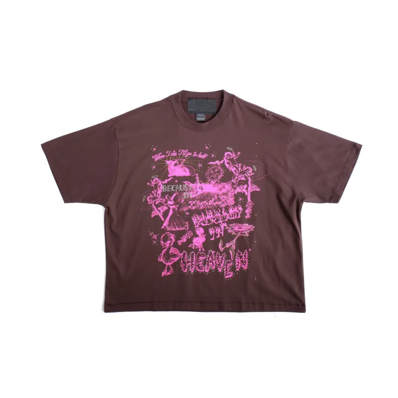 ALREADY IN HEAVEN TEE BROWN made by Junglesjungles