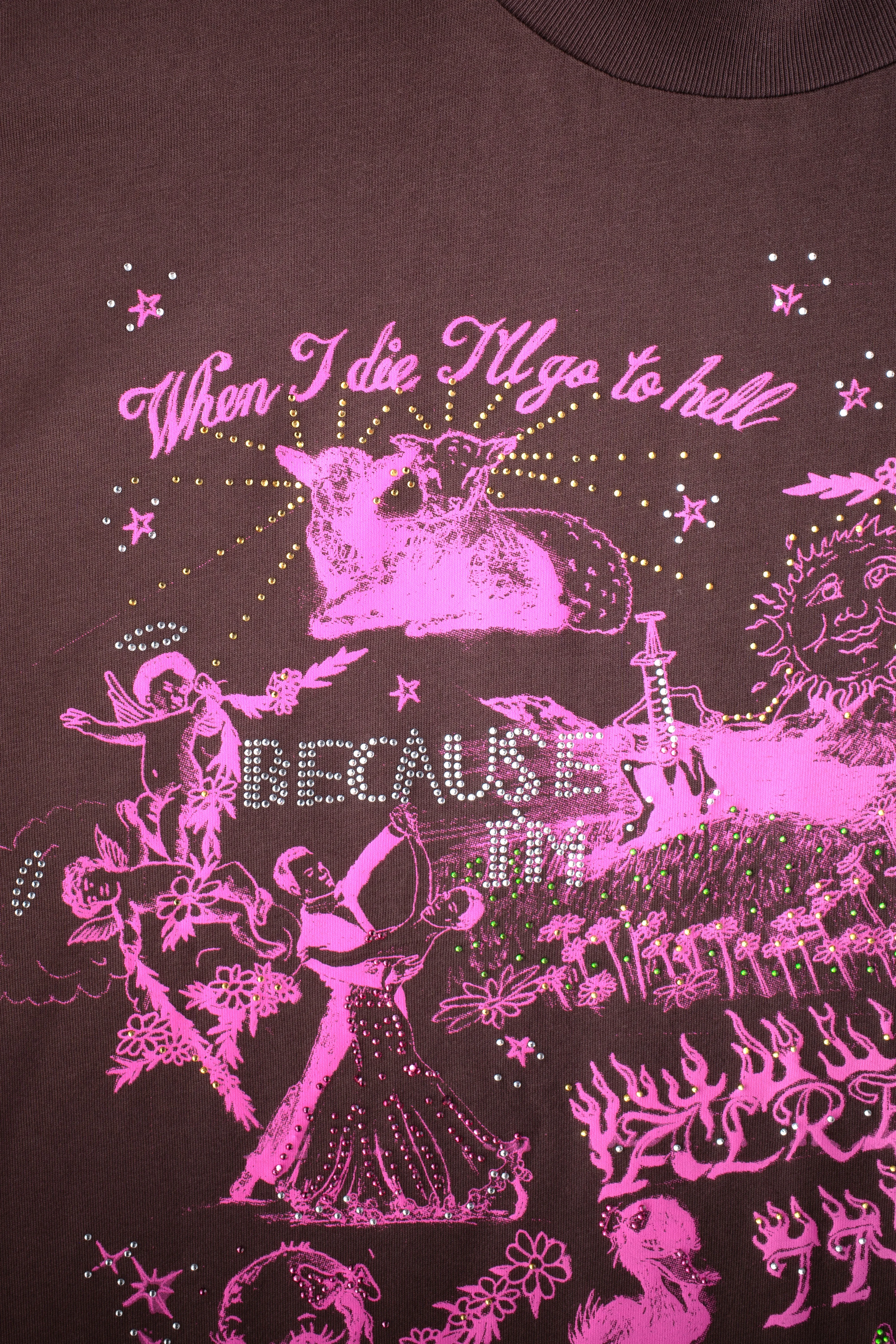 ALREADY IN HEAVEN TEE BROWN sold by Junglesjungles product image thumbnail 2