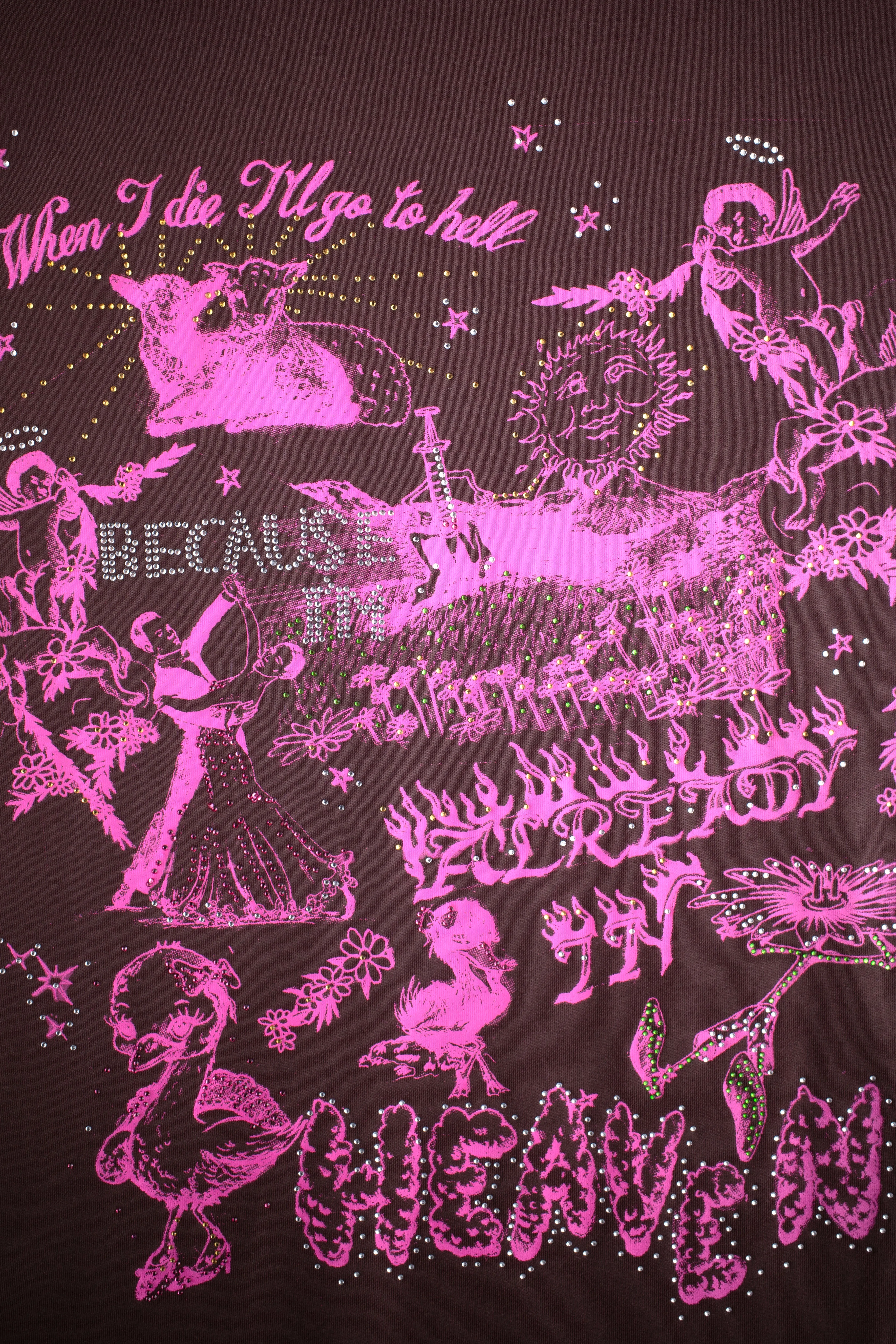 ALREADY IN HEAVEN TEE BROWN sold by Junglesjungles product image thumbnail 3