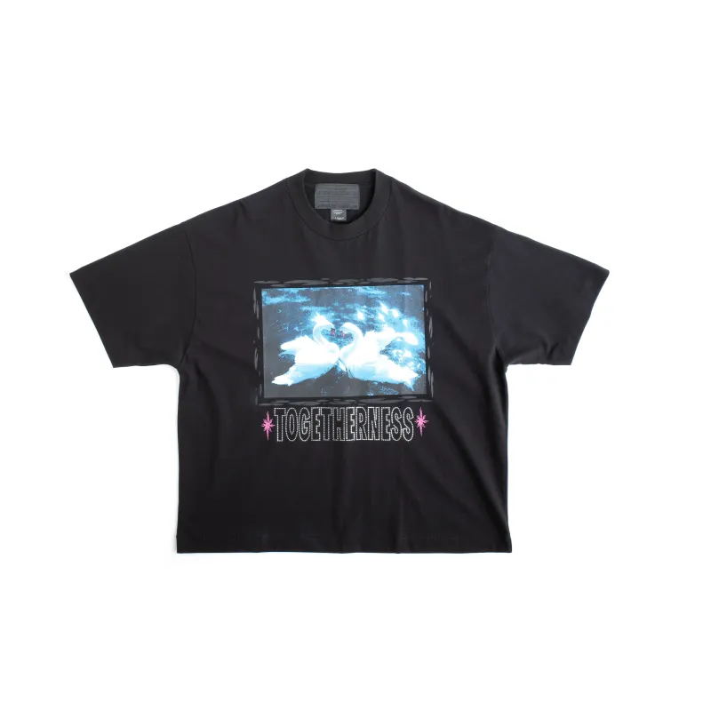 TOGETHERNESS TEE BLACK made by Junglesjungles