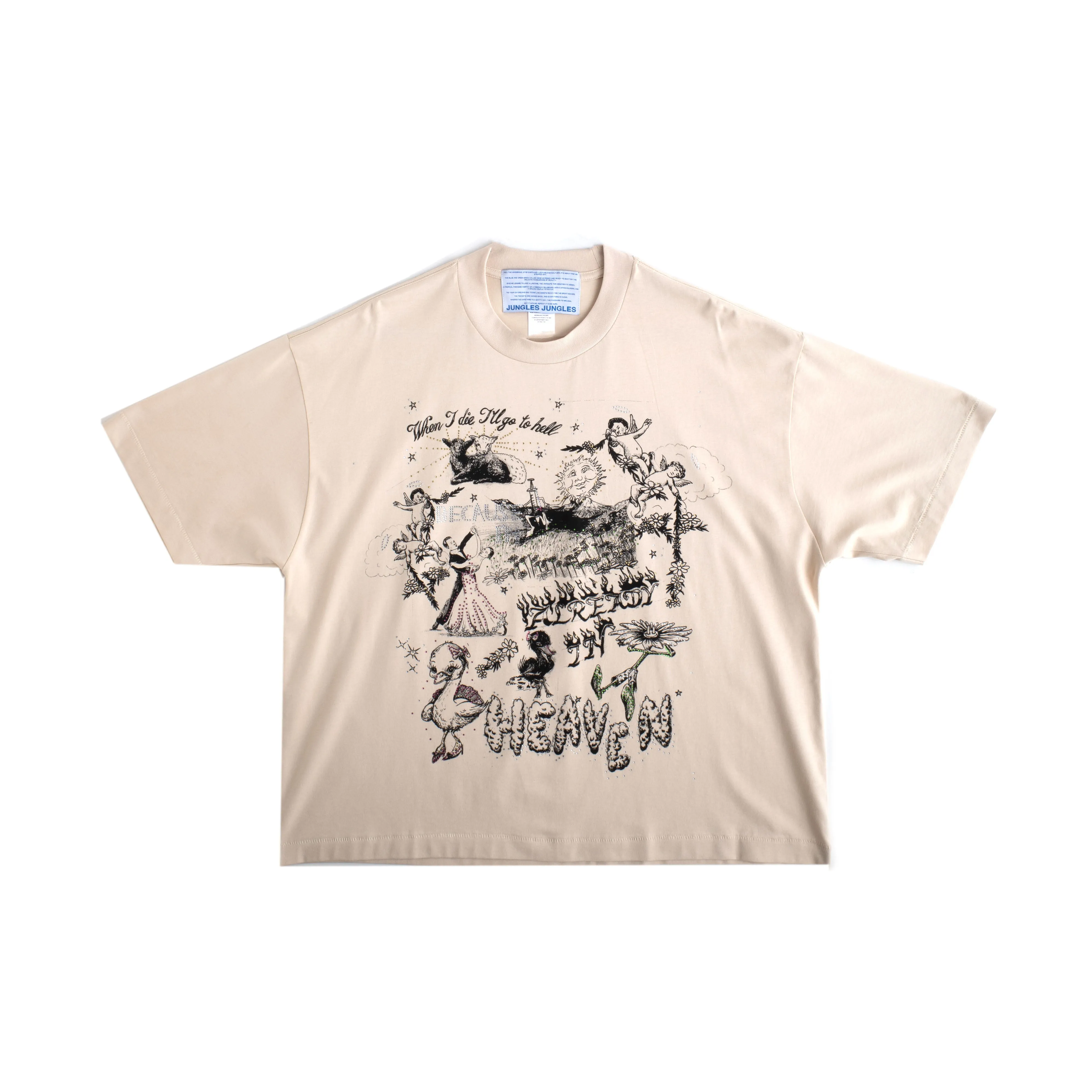 ALREADY IN HEAVEN TEE BIRCH sold by Junglesjungles