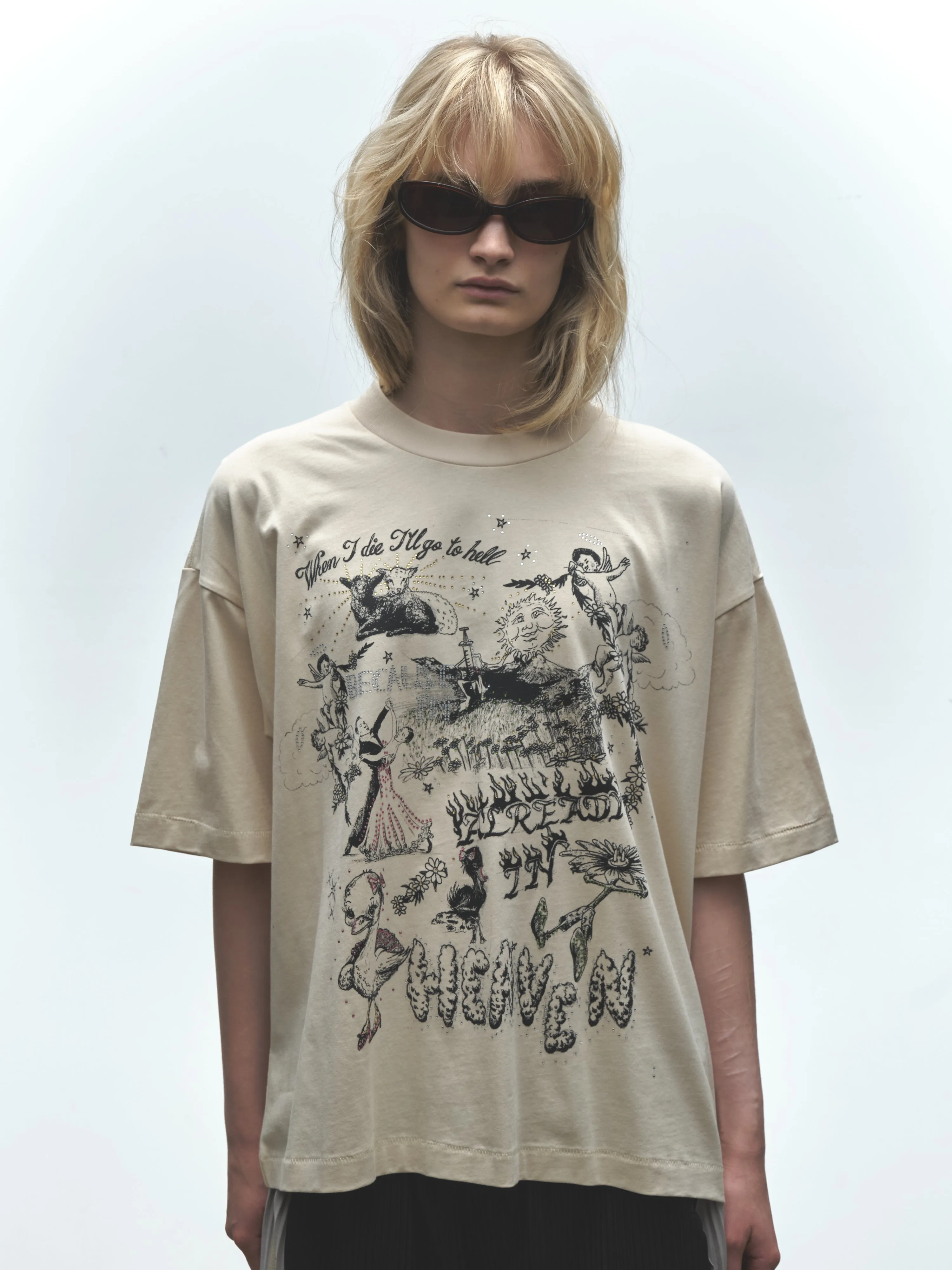 ALREADY IN HEAVEN TEE BIRCH sold by Junglesjungles product image thumbnail 2