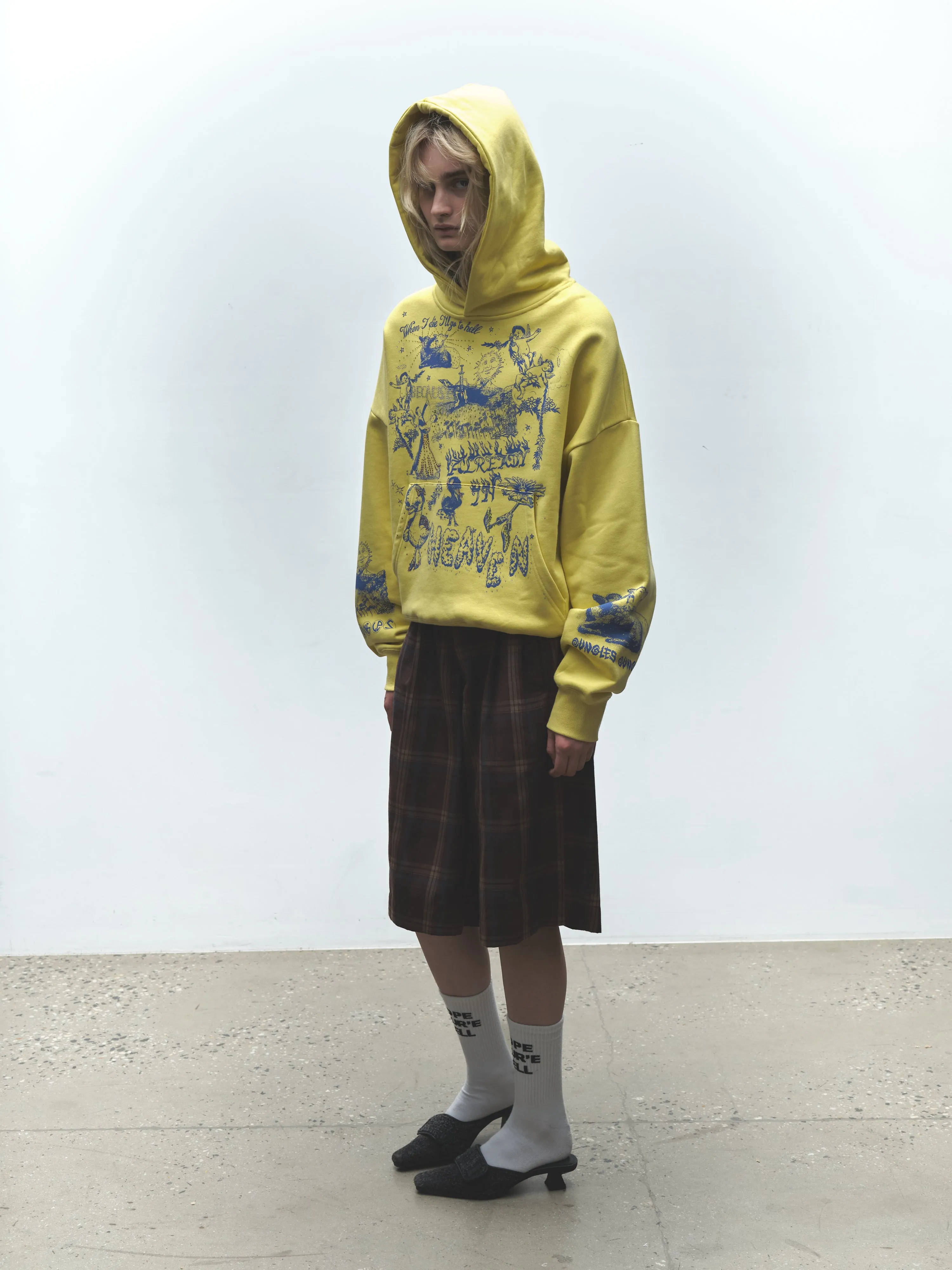 ALREADY IN HEAVEN HOODIE YELLOW sold by Junglesjungles product image thumbnail 5