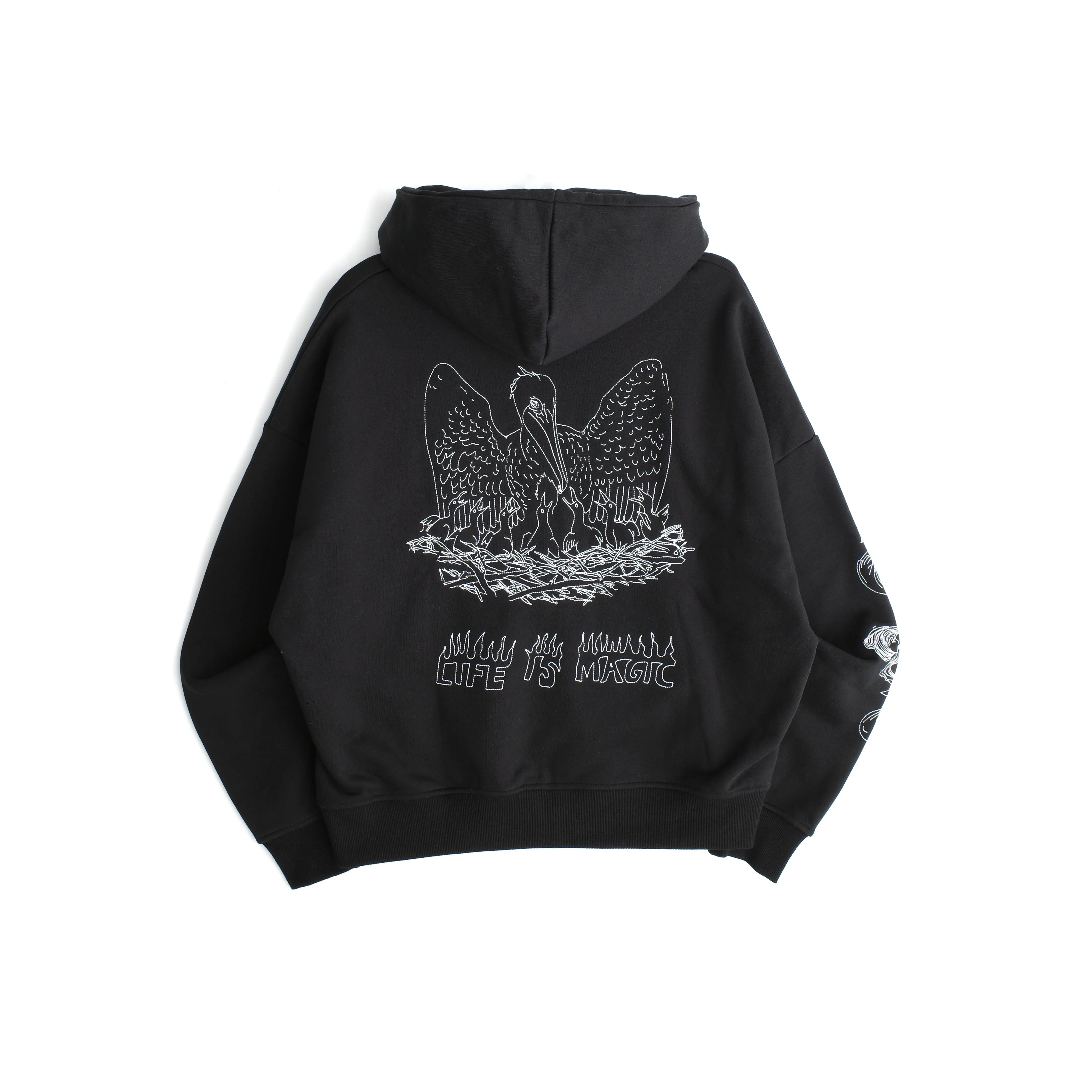LIFE IS MAGIC ZIP HOODIE sold by Junglesjungles product image thumbnail 3