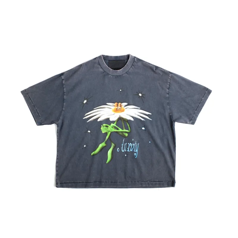 Anxiety Flower Tee made by Junglesjungles