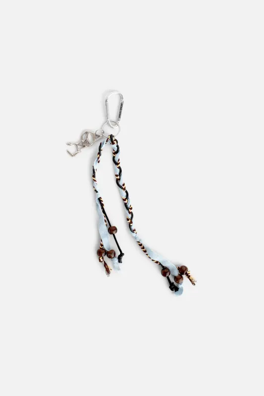 Peace-man Woven Carabiner Keychain made by Junglesjungles