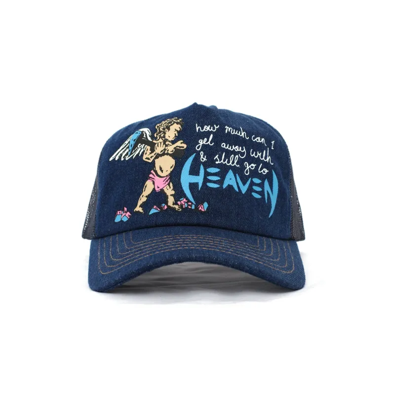 Heaven Trucker Cap made by Junglesjungles