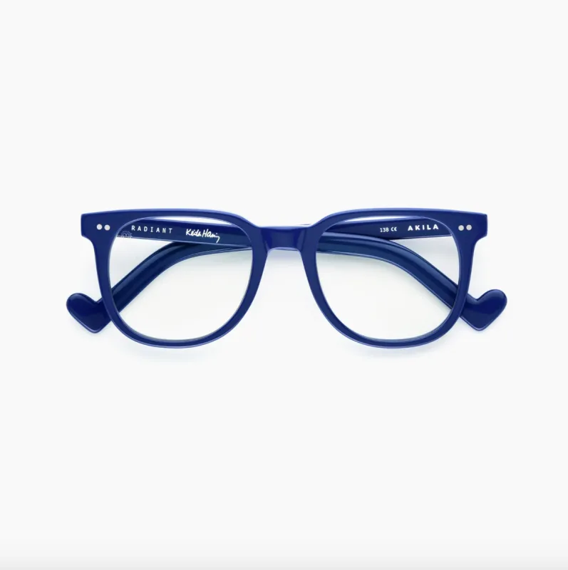 AKILA Keith Haring Glasses Blue made by Junglesjungles