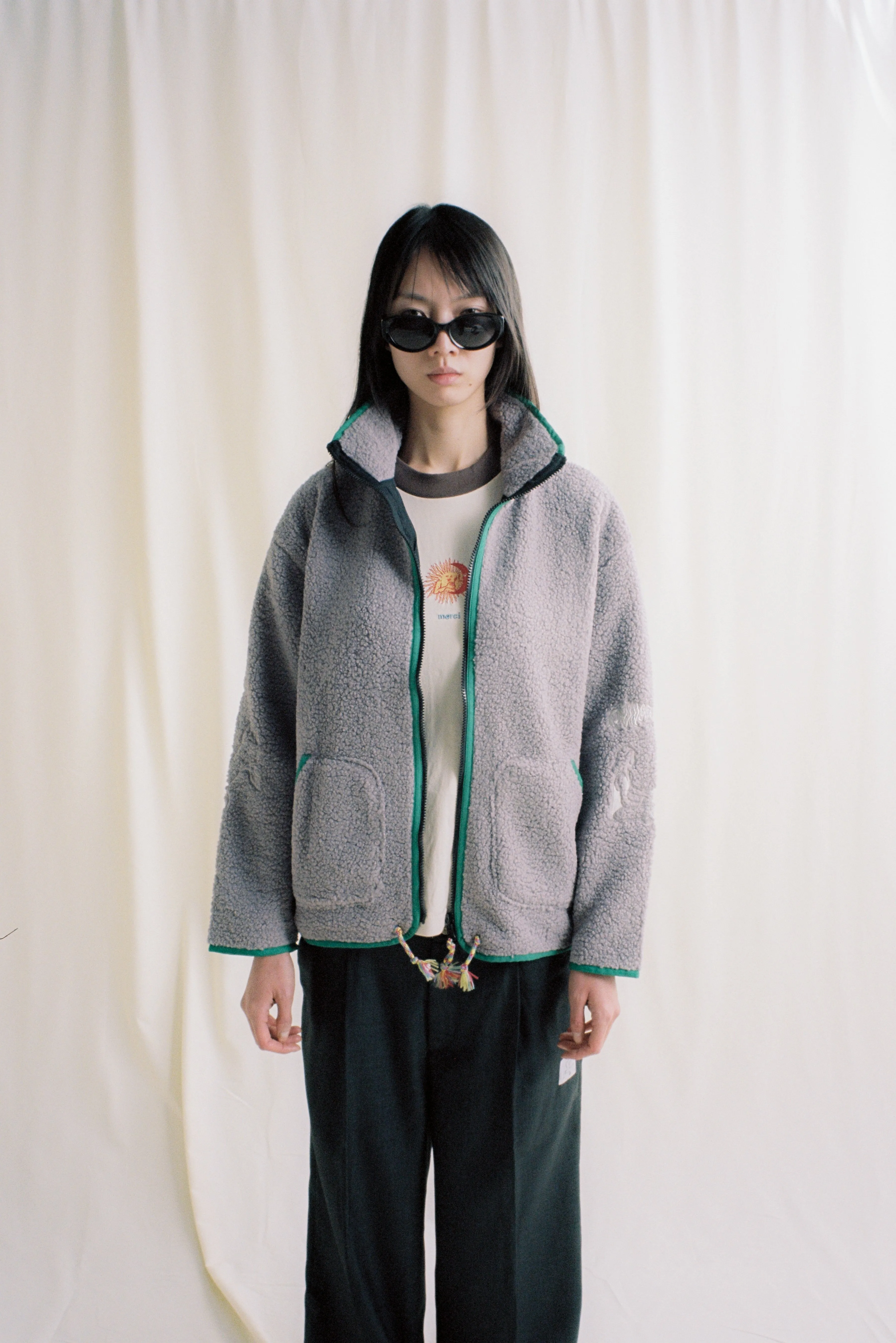 Solace Reversible Sherpa Jacket sold by Junglesjungles product image thumbnail 2