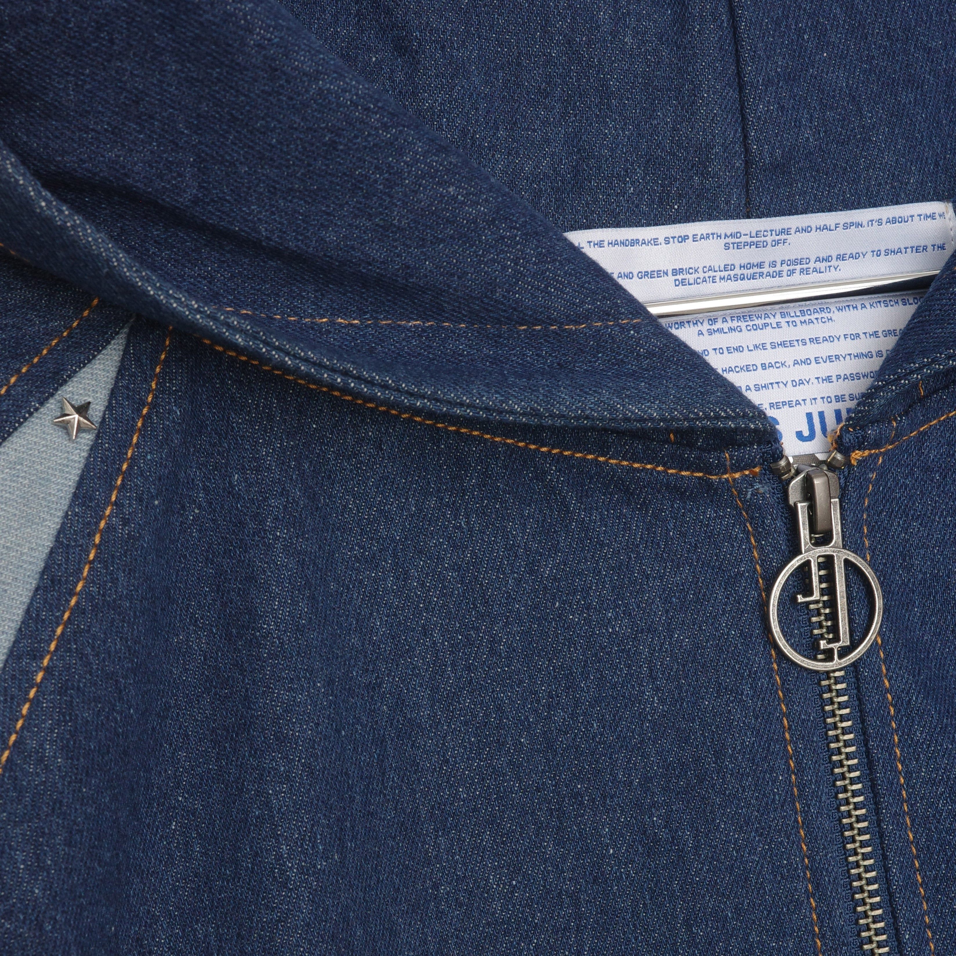USD Wavy Denim Zip Hoodie sold by Junglesjungles product image thumbnail 3