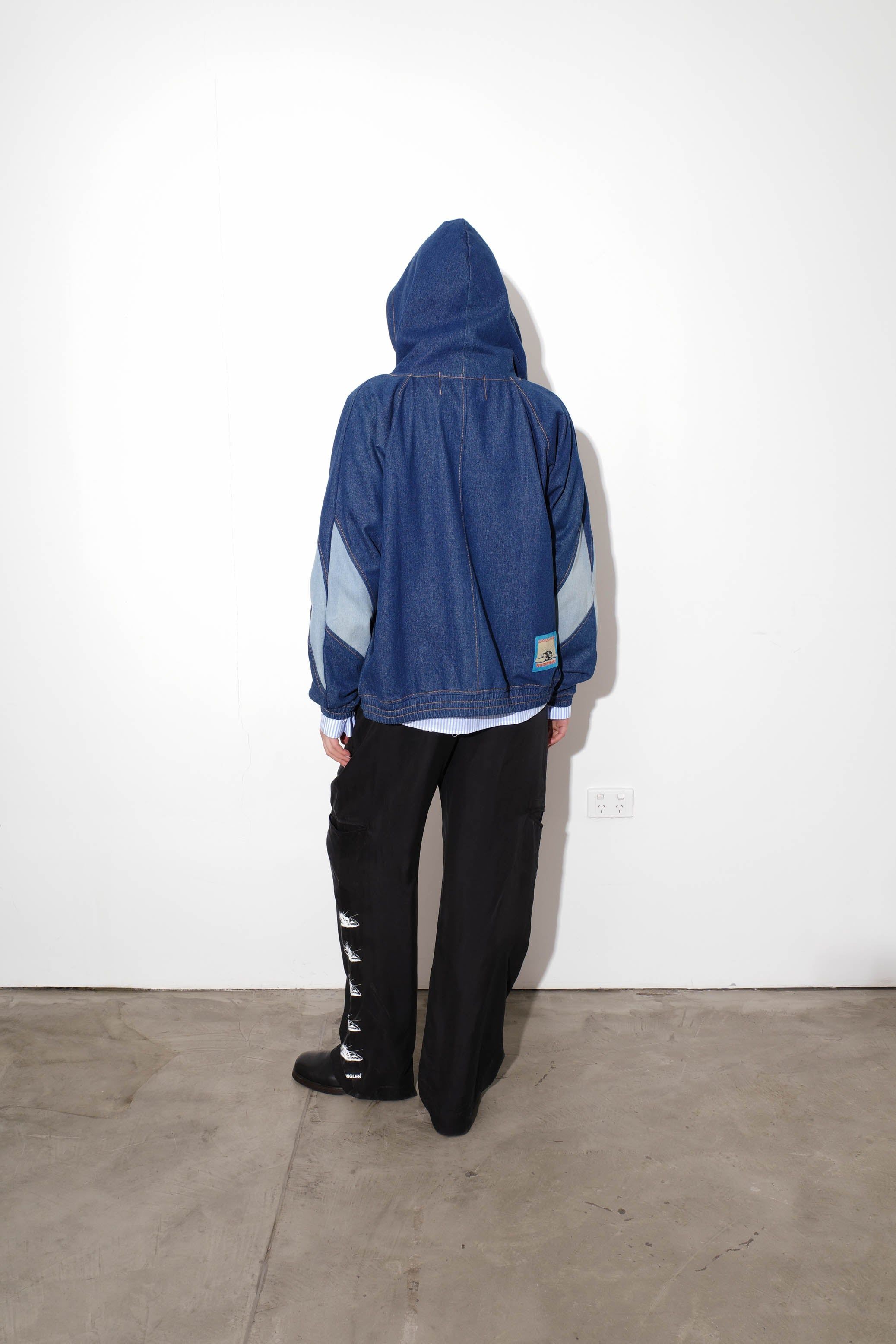 USD Wavy Denim Zip Hoodie sold by Junglesjungles product image thumbnail 4