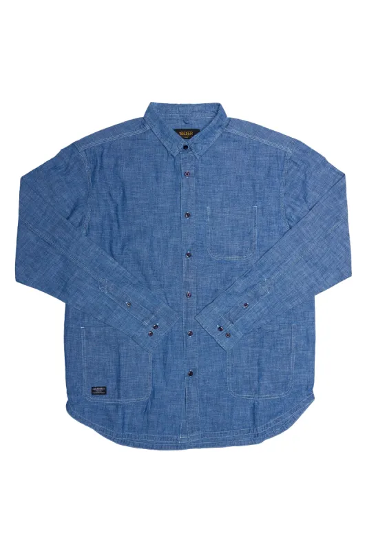 GRMNT SPLY Chambray Shirt made by 10.Deep