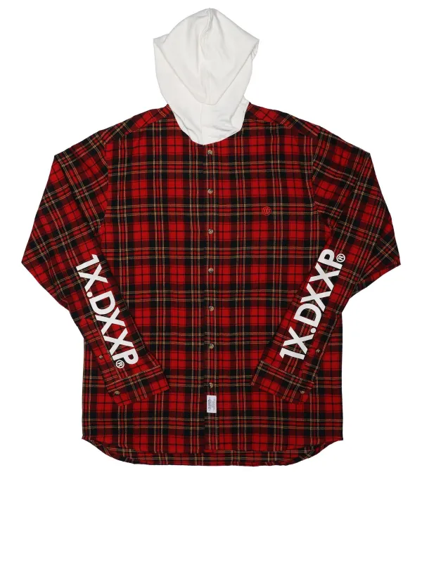 Work Hood Flannel made by 10.Deep