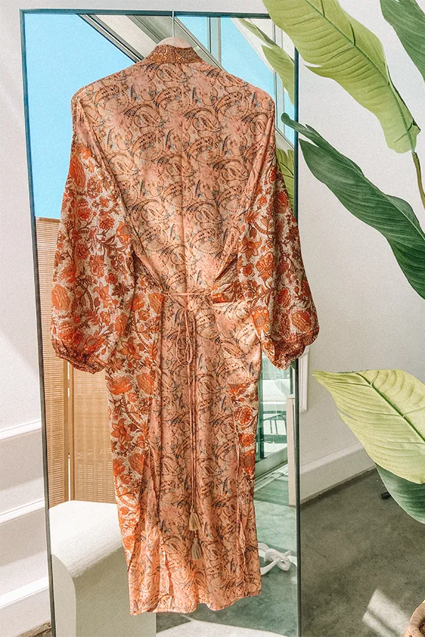 Laguna Beach Floral Kimono sold by 12th Tribe product image thumbnail 4