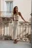 Nita Cream Knit Midi Skirt sold by 12th Tribe
