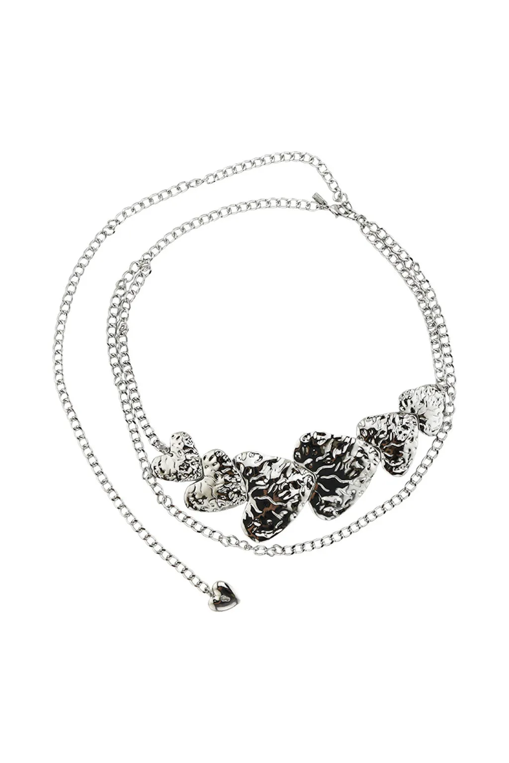 Allegra Silver Statement Heart Belt sold by 12th Tribe product image thumbnail 2