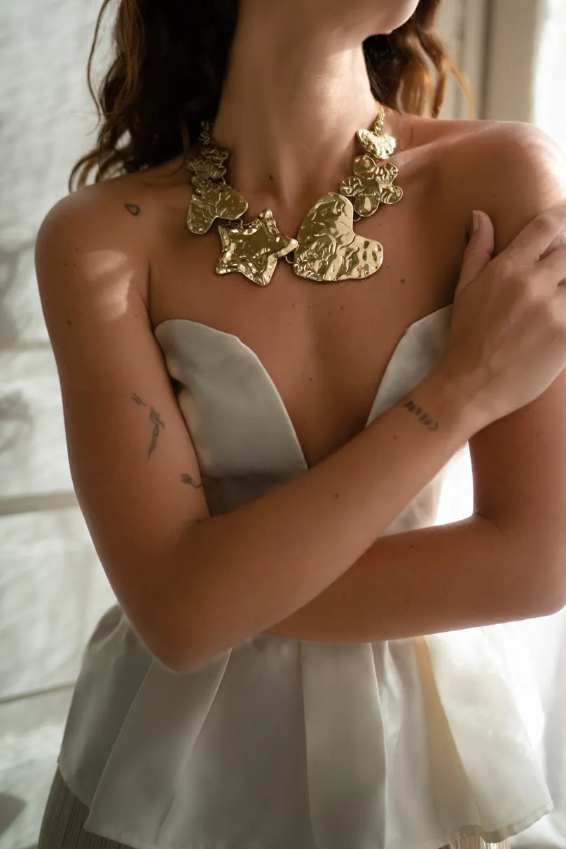 Allegra Gold Heart Necklace sold by 12th Tribe product image thumbnail 2