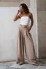 Nadine Tan Wide Leg Trouser sold by 12th Tribe