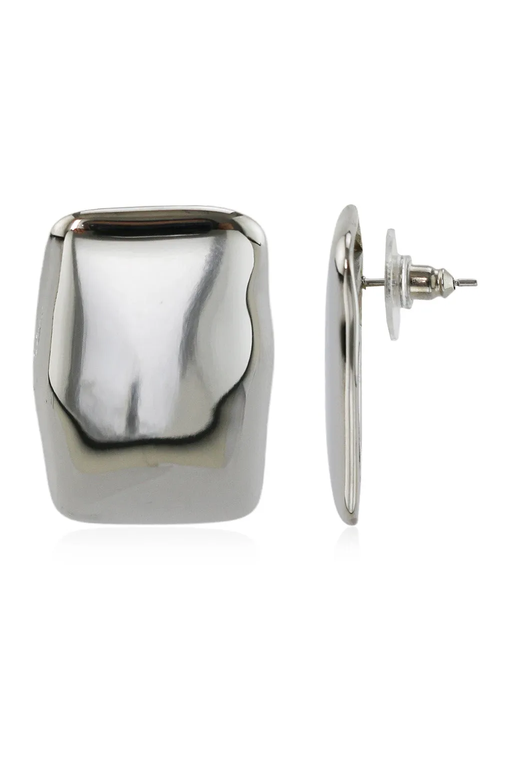 Jensen Hammered Silver Statement Earrings sold by 12th Tribe