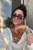 Bruna Tortoise Rectangular Framed Sunglasses sold by 12th Tribe