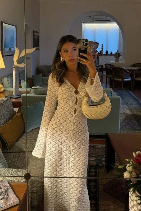 Tatiana Crochet O Ring Maxi Dress sold by 12th Tribe